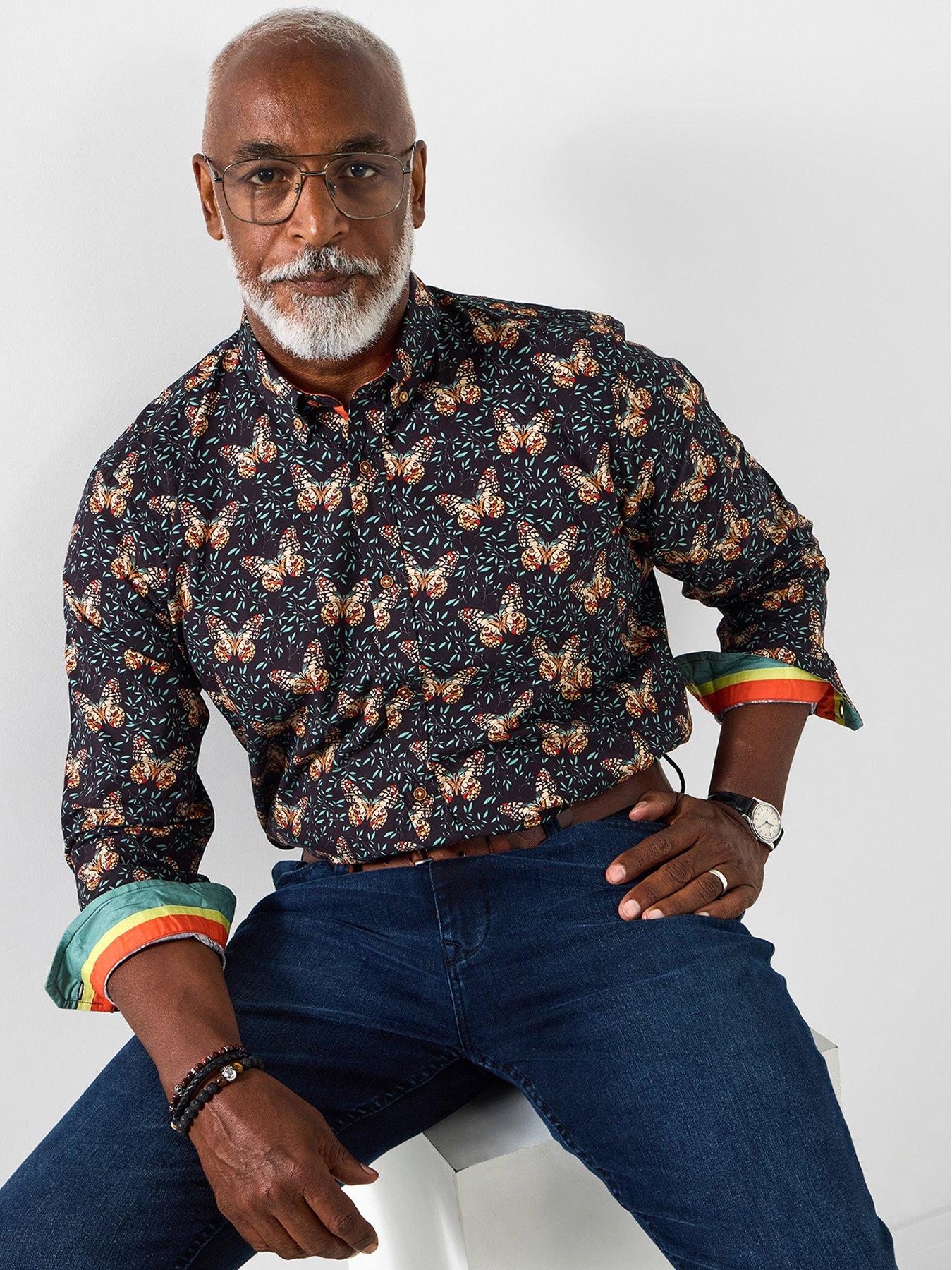 Joe Browns Brilliant Butterfly Long Sleeve Shirt - Black