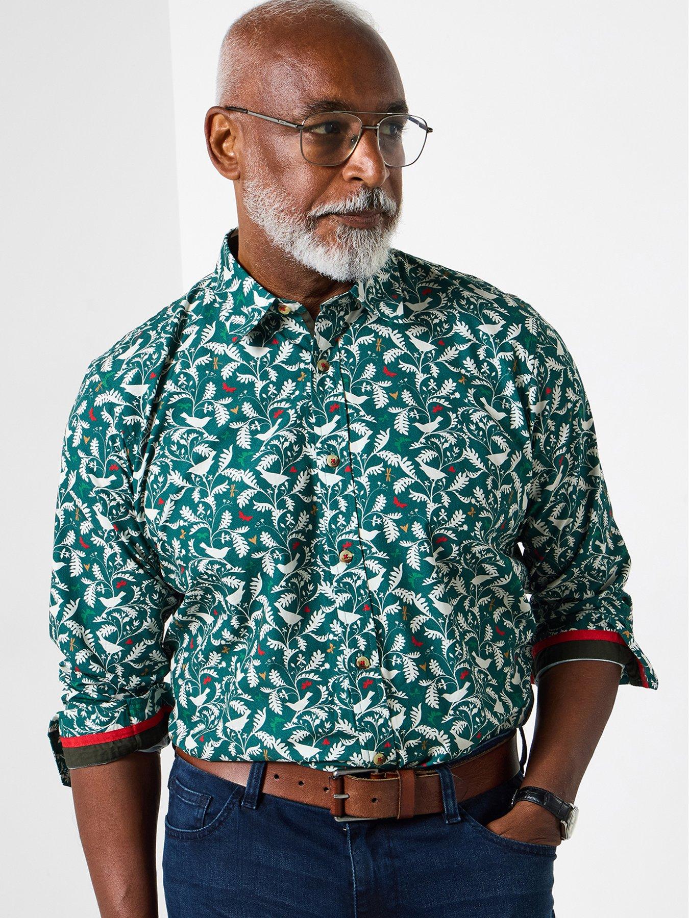 Joe Browns Splendid Bird Shirt - Green