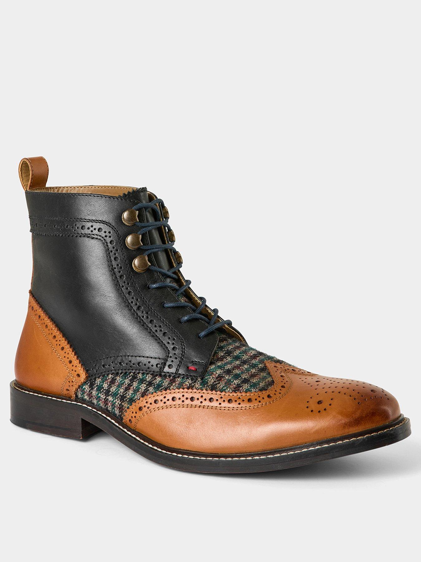 joe-browns-joe-browns-harlington-tweed-and-leather-lace-up-bootsstillFront