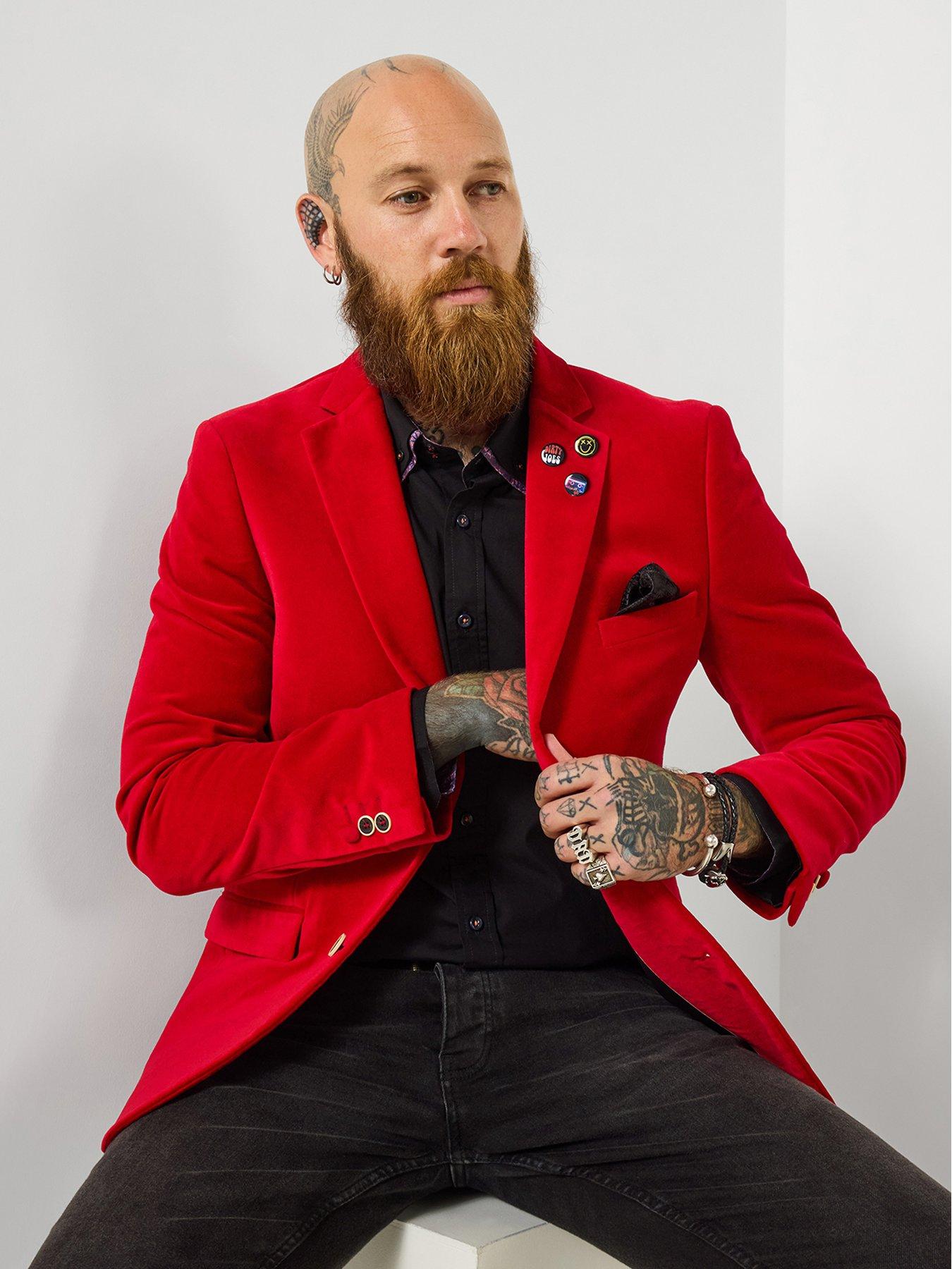 joe-browns-step-out-in-style-velvet-blazer-redfront