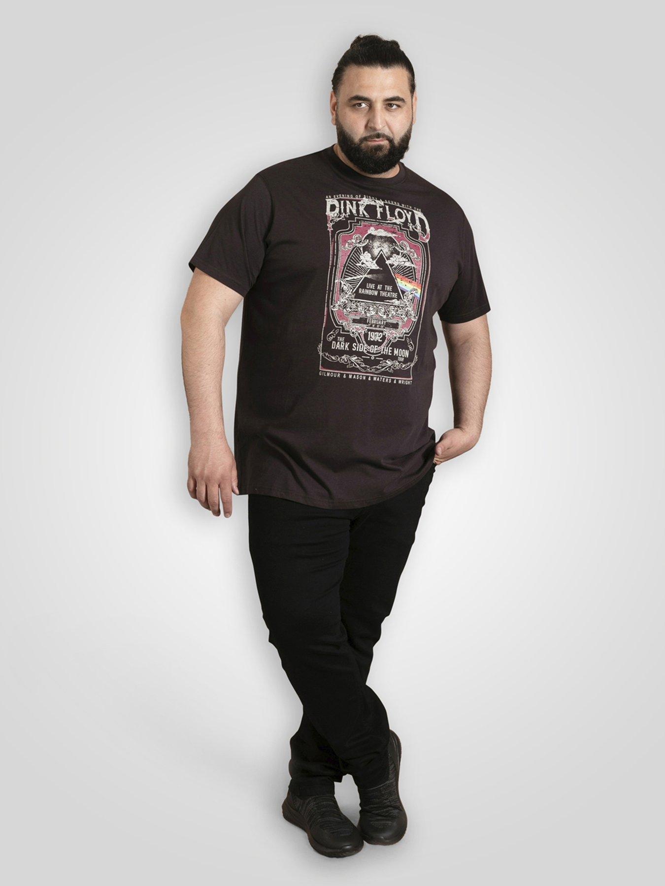 Image 3 of 5 of D555 Official Pink Floyd Printed T-Shirt - Black