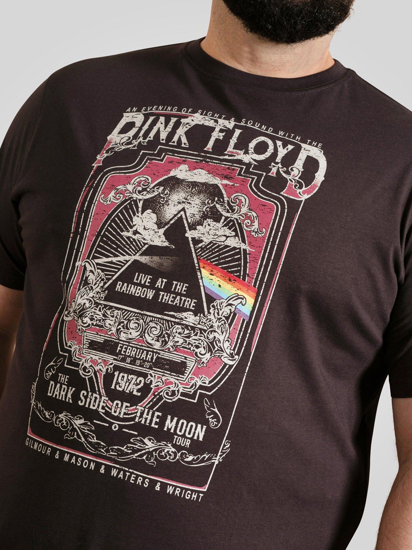 Image 4 of 5 of D555 Official Pink Floyd Printed T-Shirt - Black