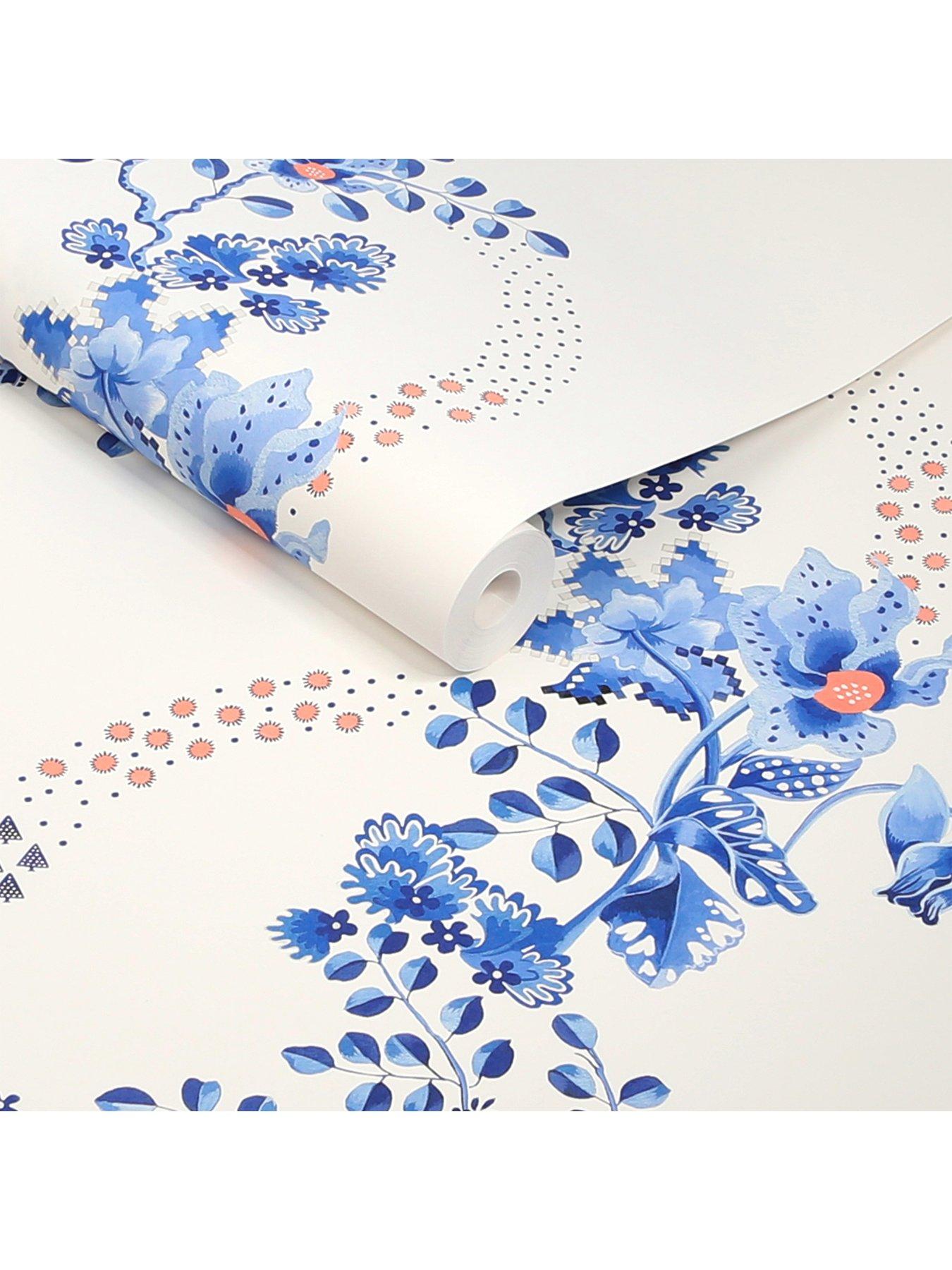 cath-kidston-road-floral-blue-amp-white-wallpaperstillFront