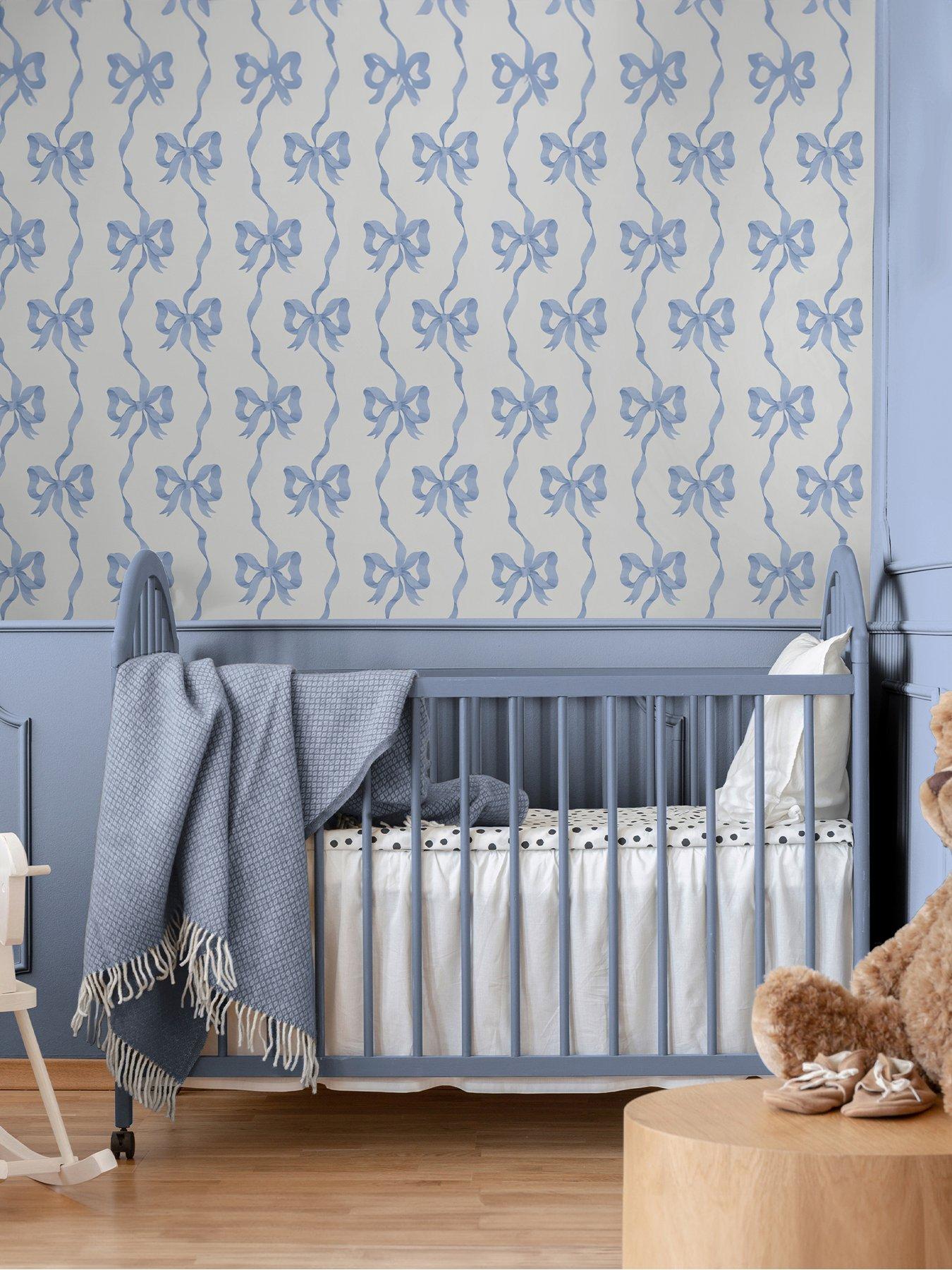 cath-kidston-ribbon-bow-blue-wallpaper