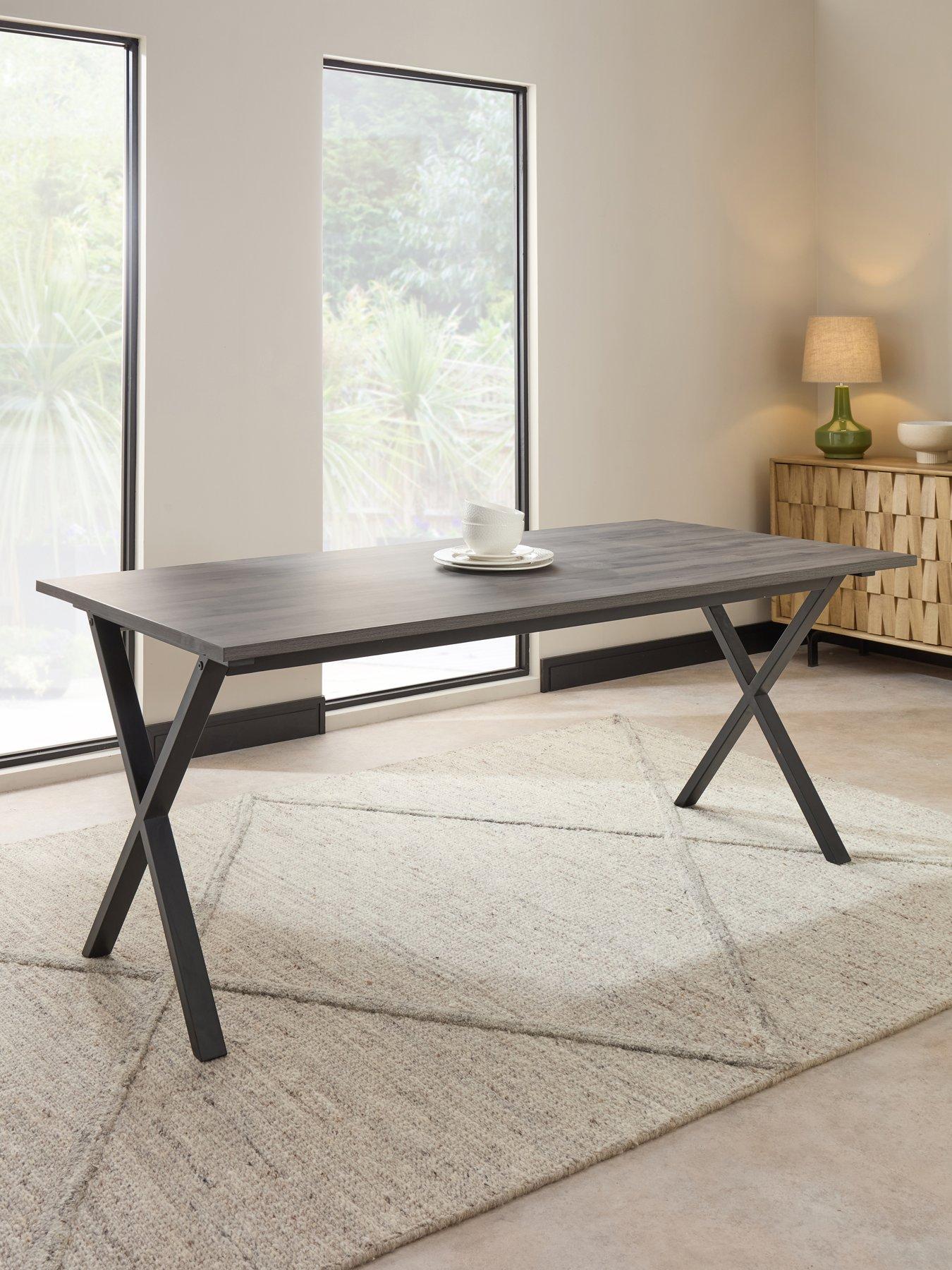 Image 1 of 6 of The Very Collection Harlem 180cm Mid Oak Dining Table
