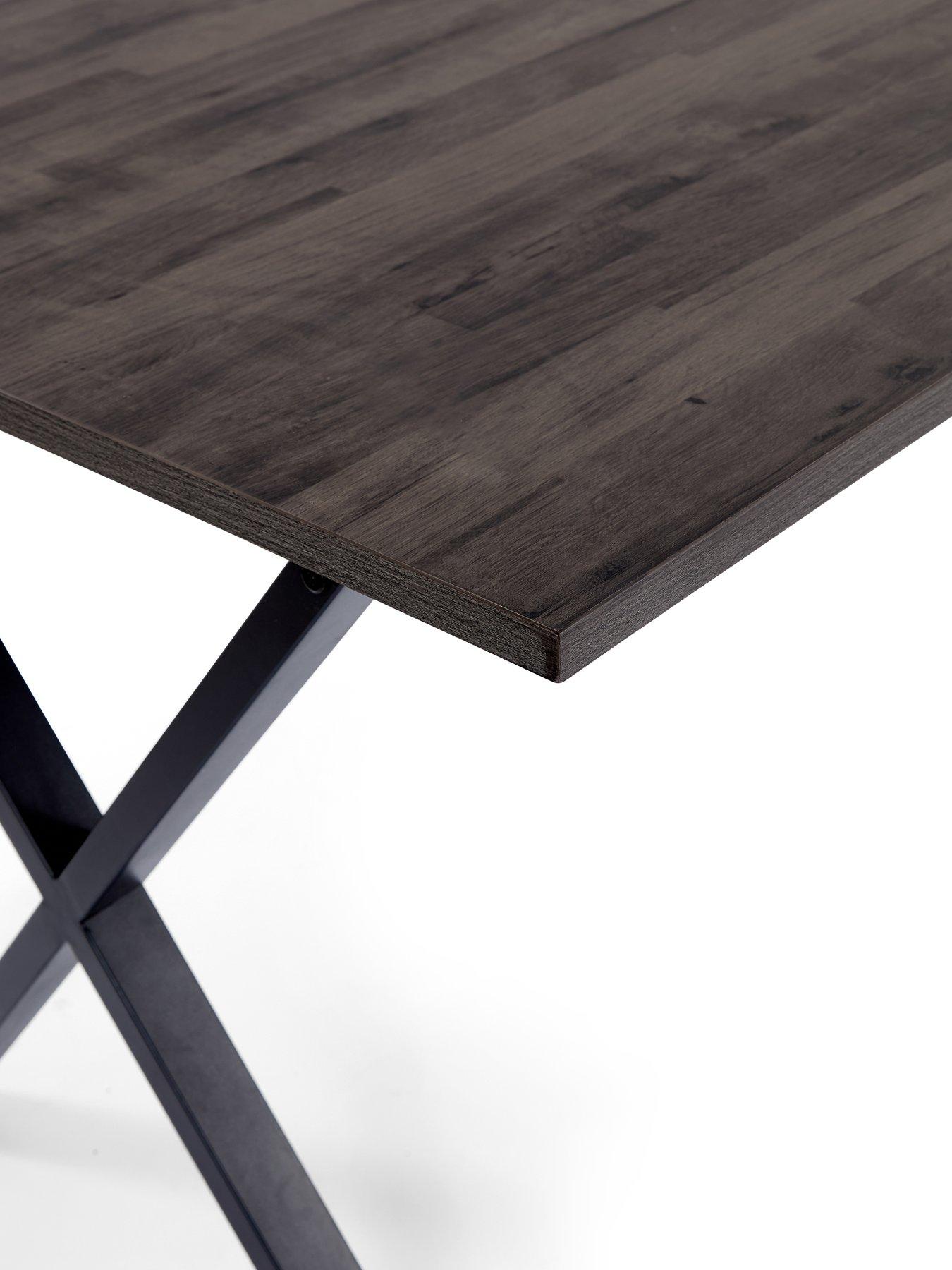 Image 4 of 6 of The Very Collection Harlem 180cm Mid Oak Dining Table