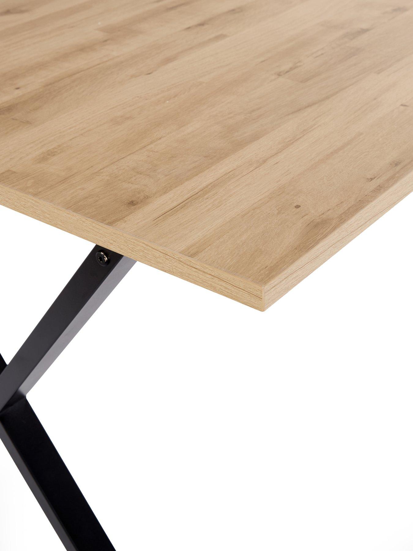 Image 4 of 6 of The Very Collection Harlem 160cm Light Oak Dining Table - FSC&reg; Certified