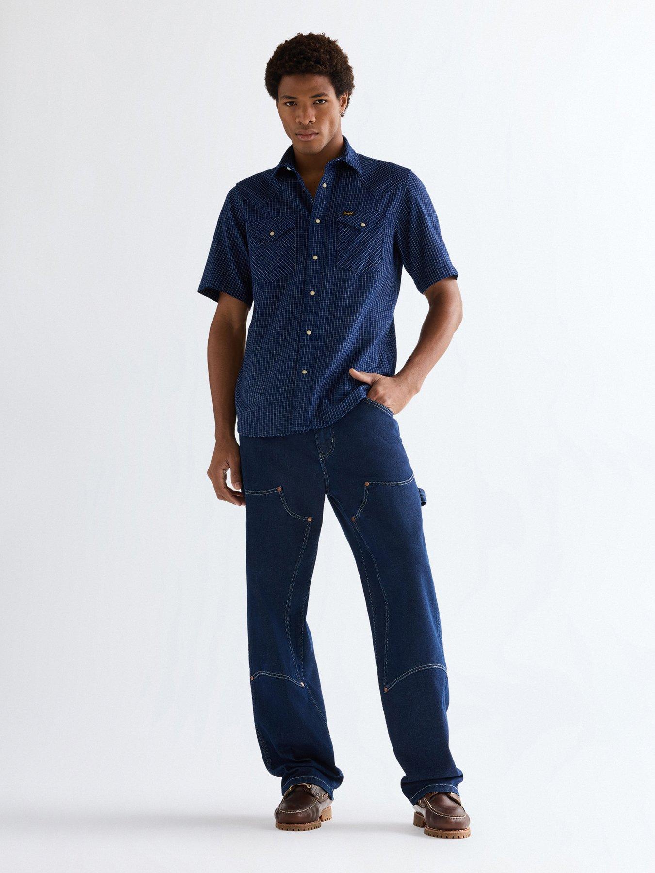 wrangler-western-short-sleeve-shirt-navyback