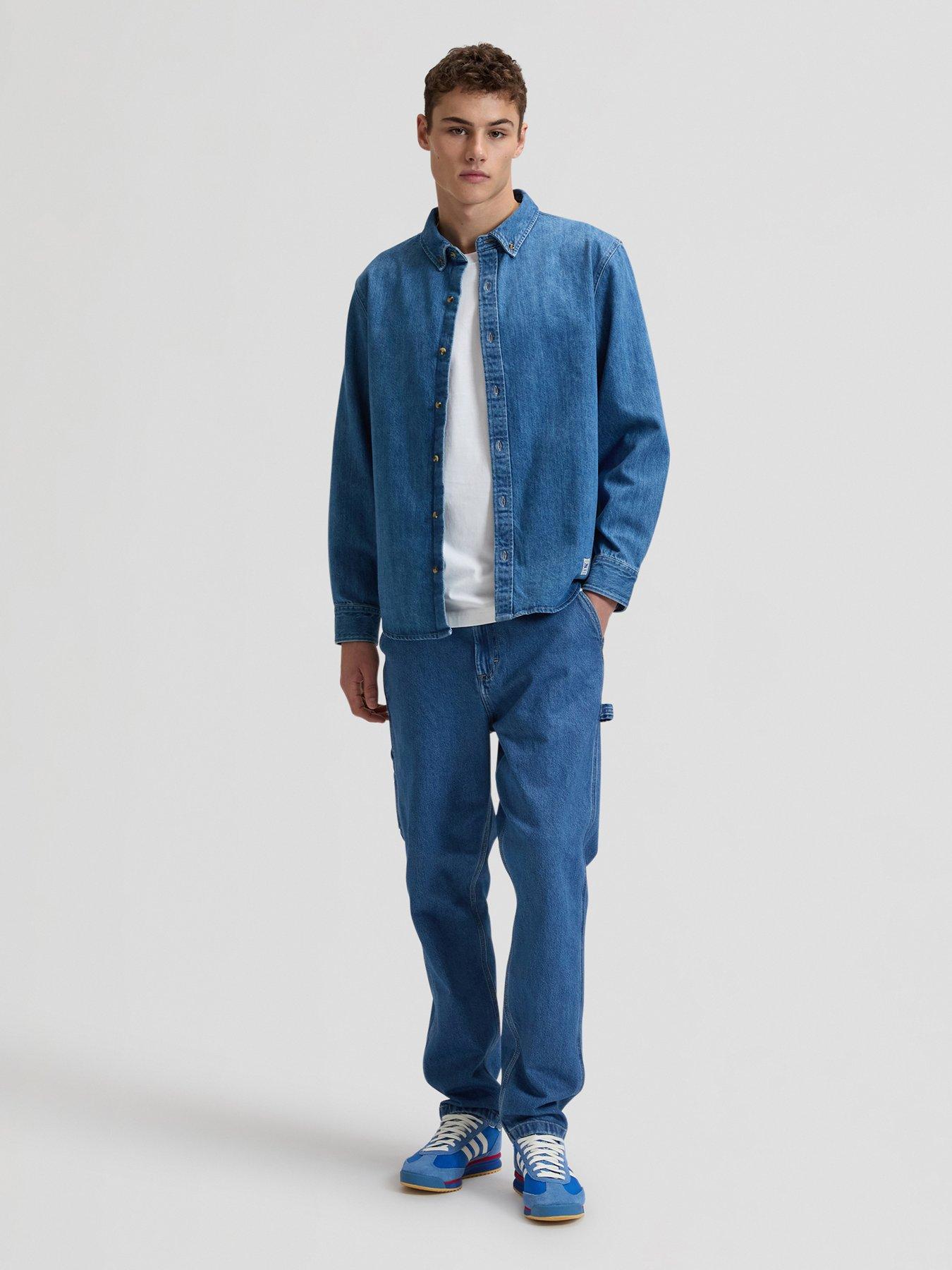 lee-buttton-down-relaxed-denim-shirt-blueback