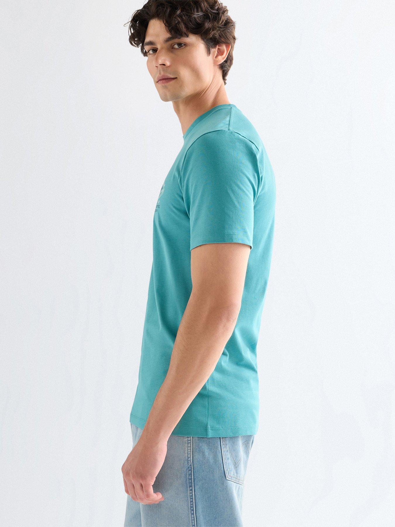 Image 4 of 5 of Wrangler Small Americana Logo T-Shirt - Blue
