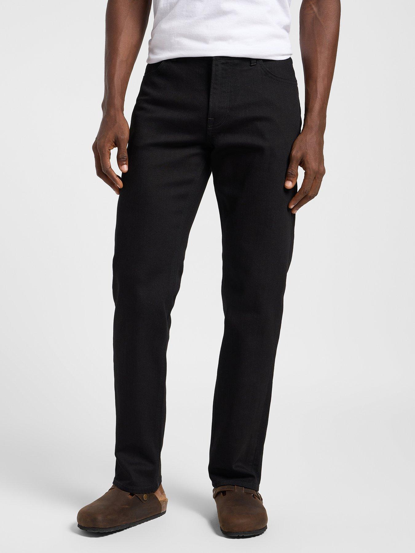 lee-west-regular-straight-fit-jeans-blackfront