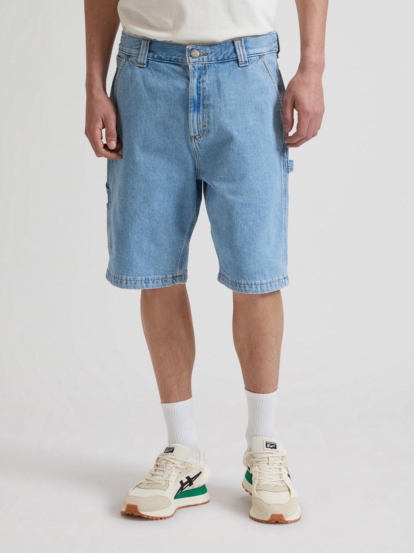 Lee Lee Carpenter Relaxed Fit Shorts - Light Blue