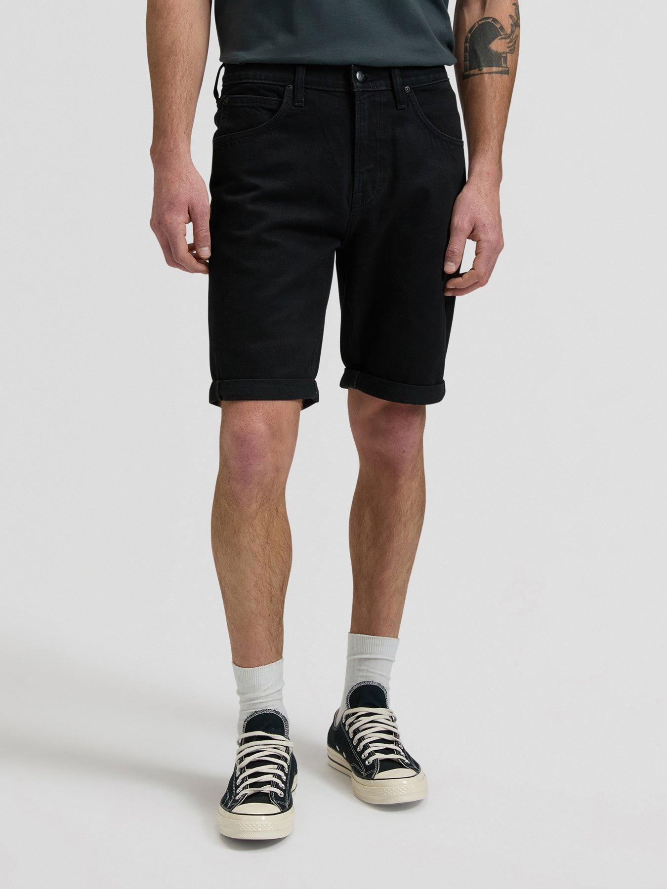lee-lee-5-pocket-denim-shorts-black