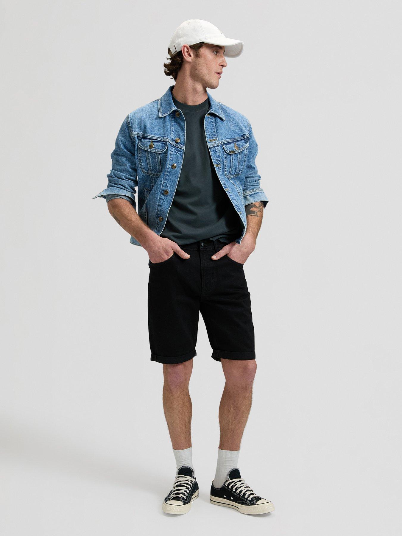 lee-lee-5-pocket-denim-shorts-blackback