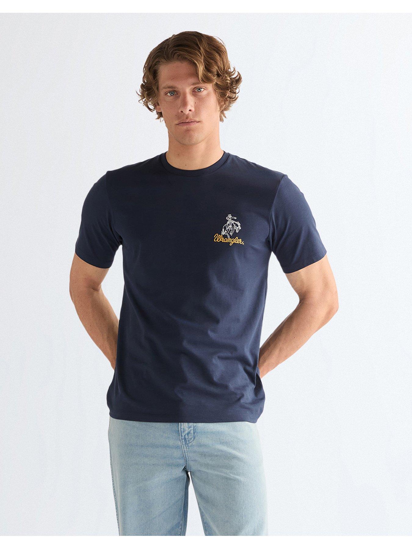 wrangler-embroidered-t-shirt-navyfront
