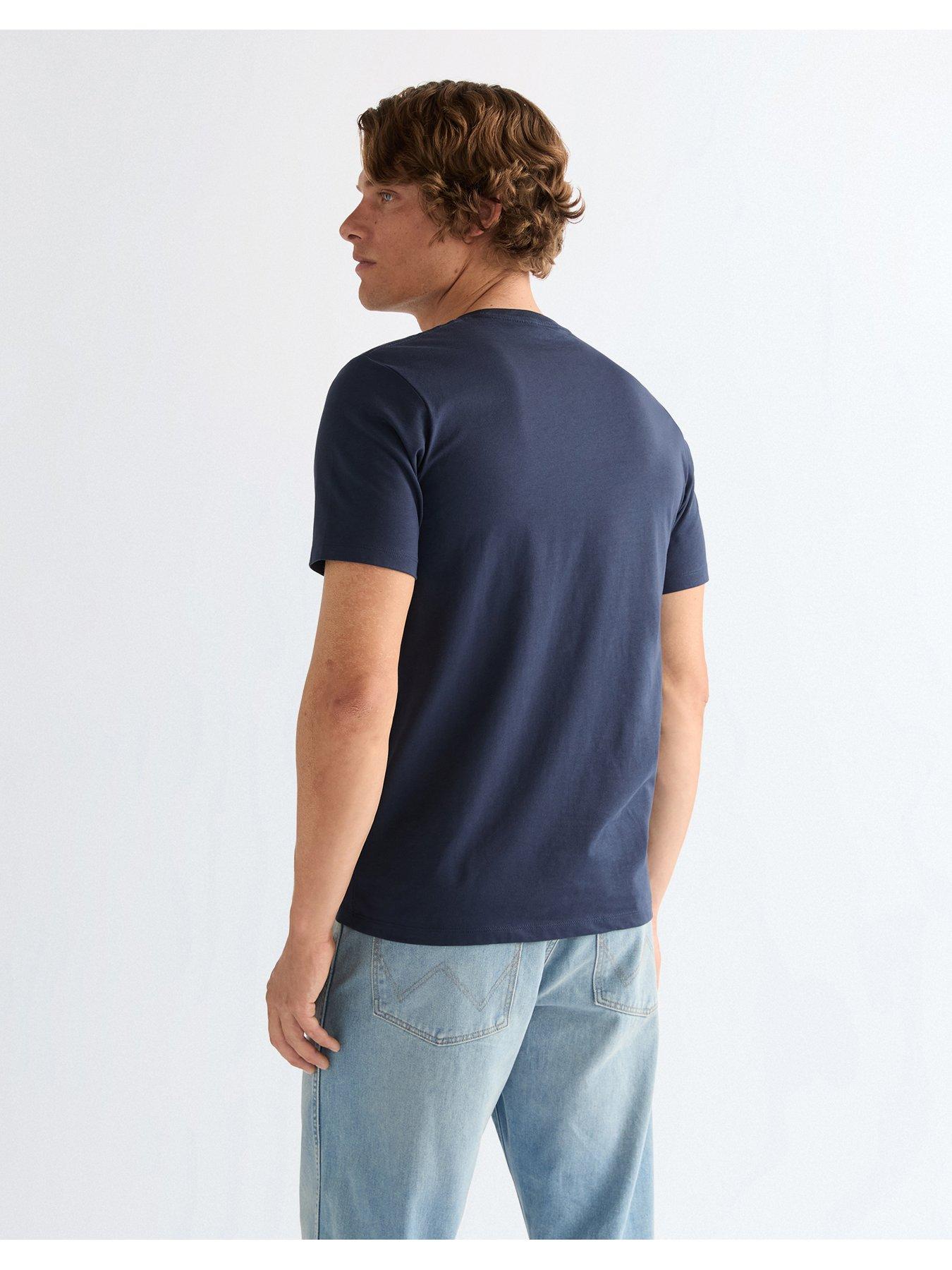 wrangler-embroidered-t-shirt-navystillFront