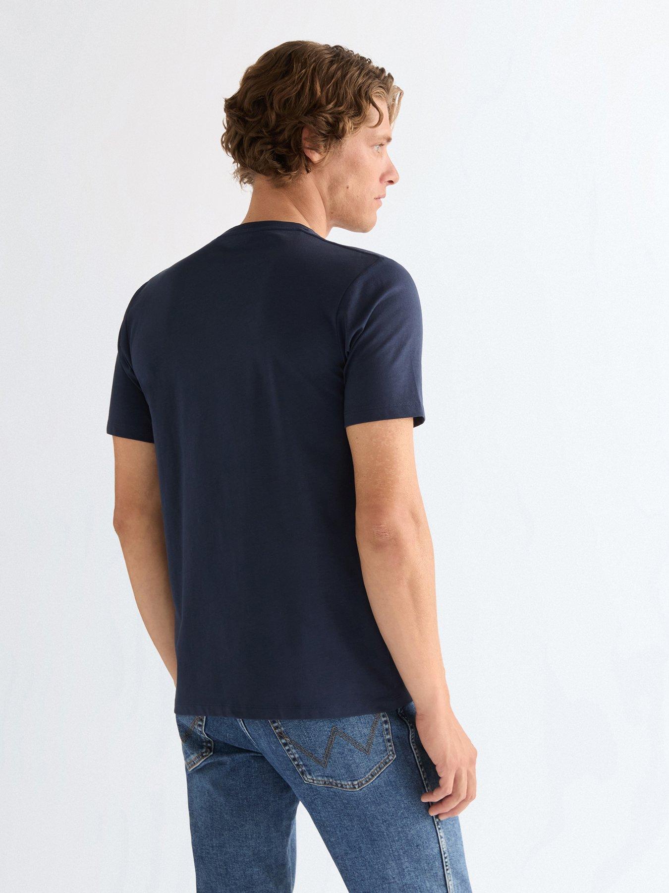 wrangler-americana-graphic-t-shirt-navystillFront
