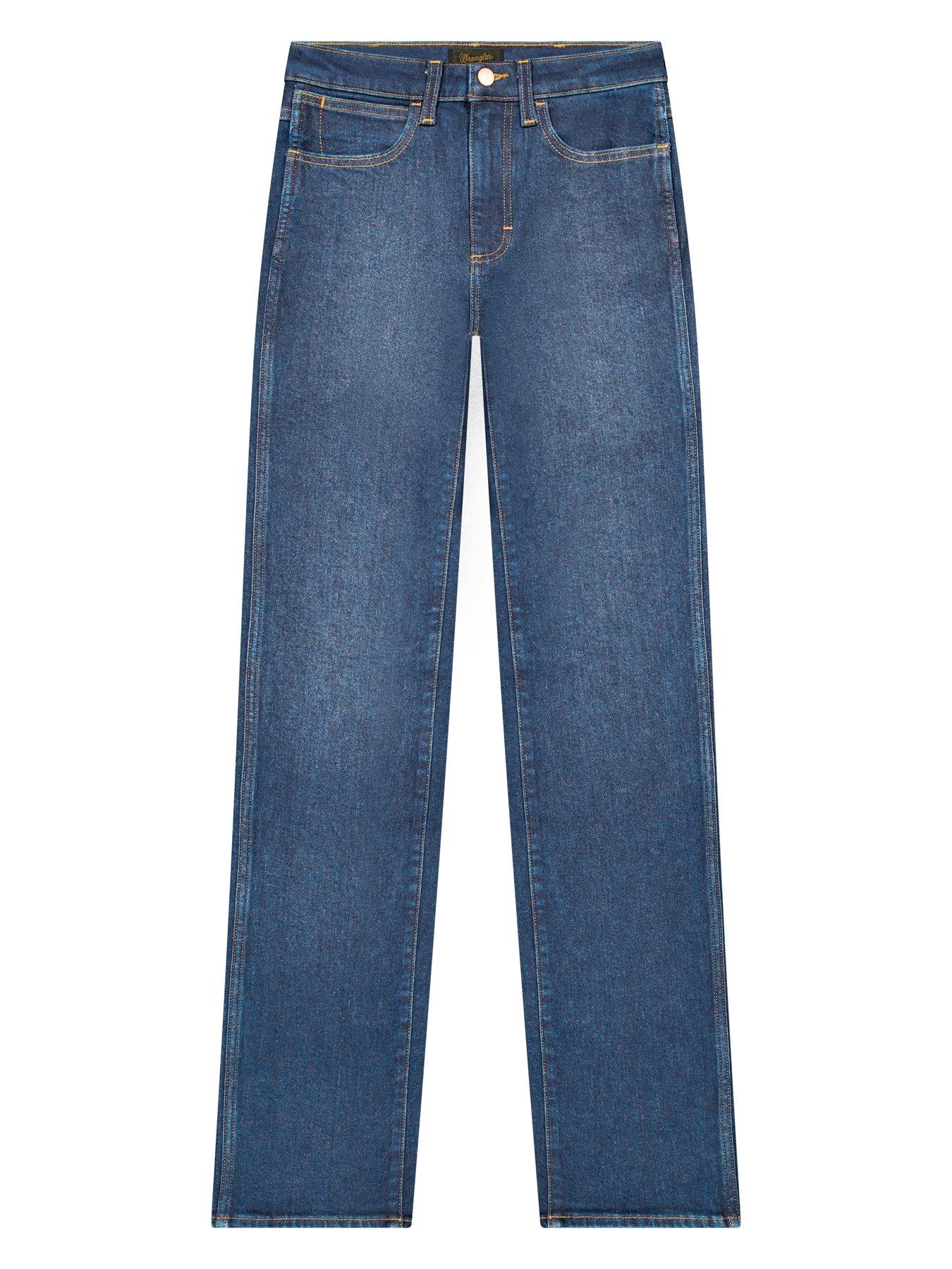 Image 5 of 5 of Wrangler Wrancher Regular Bootcut Jeans - Blue