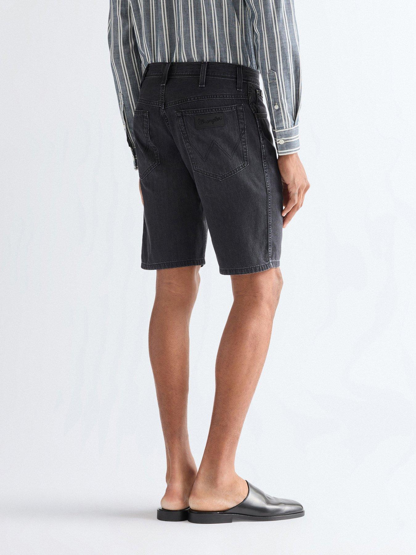 wrangler-texas-denim-shorts-blackstillFront