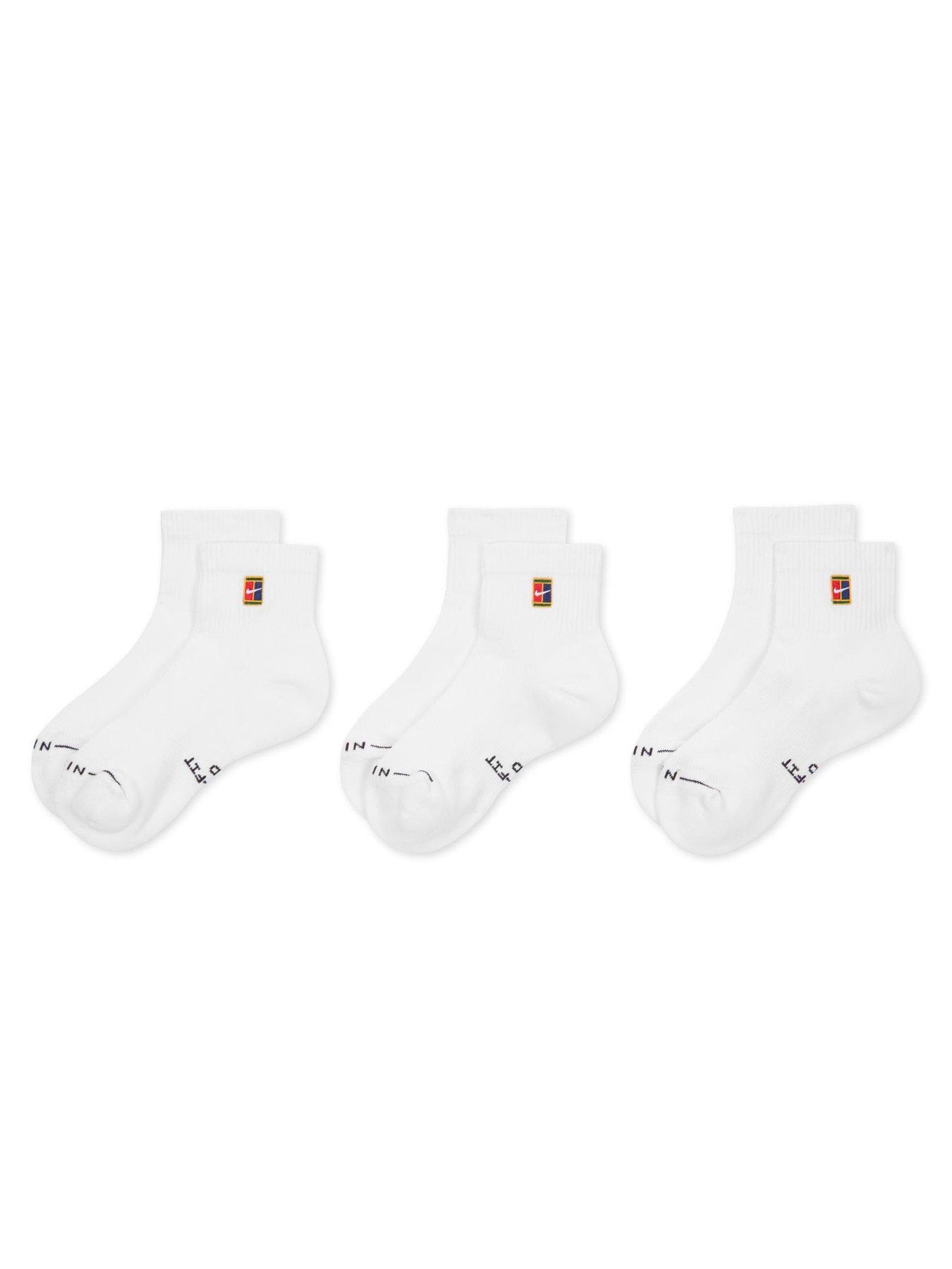 Image 2 of 4 of Nike Unisex Everyday Elevated Tennis Ankle Socks 3 Pack - Multi