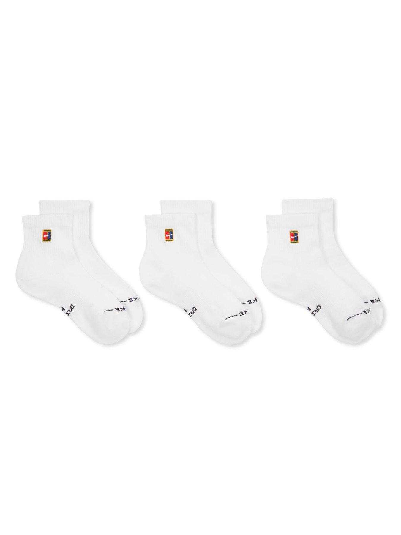 Image 3 of 4 of Nike Unisex Everyday Elevated Tennis Ankle Socks 3 Pack - Multi