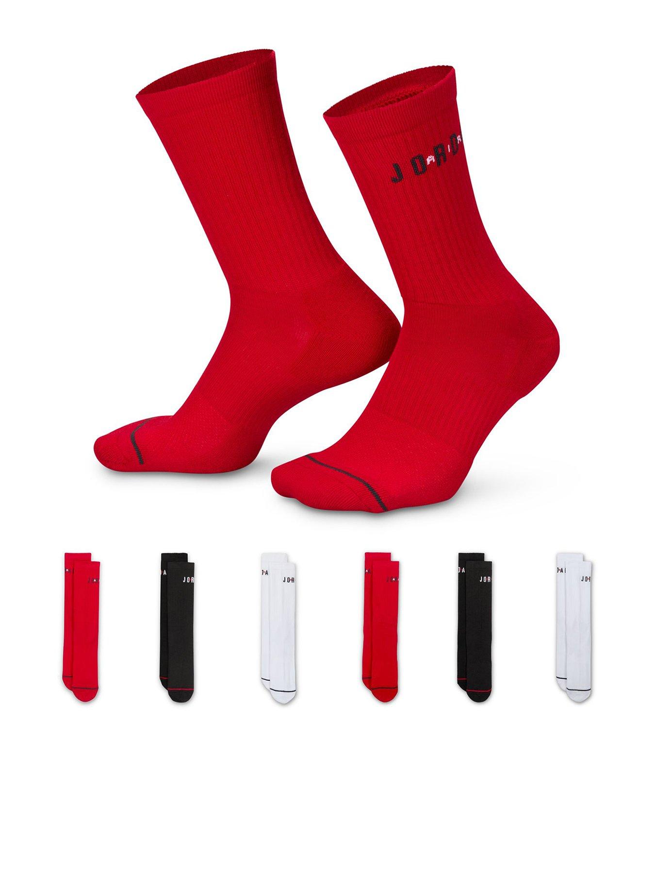 Image 1 of 4 of Jordan Nike Unisex Everyday Crew Socks 6 Pack - Multi