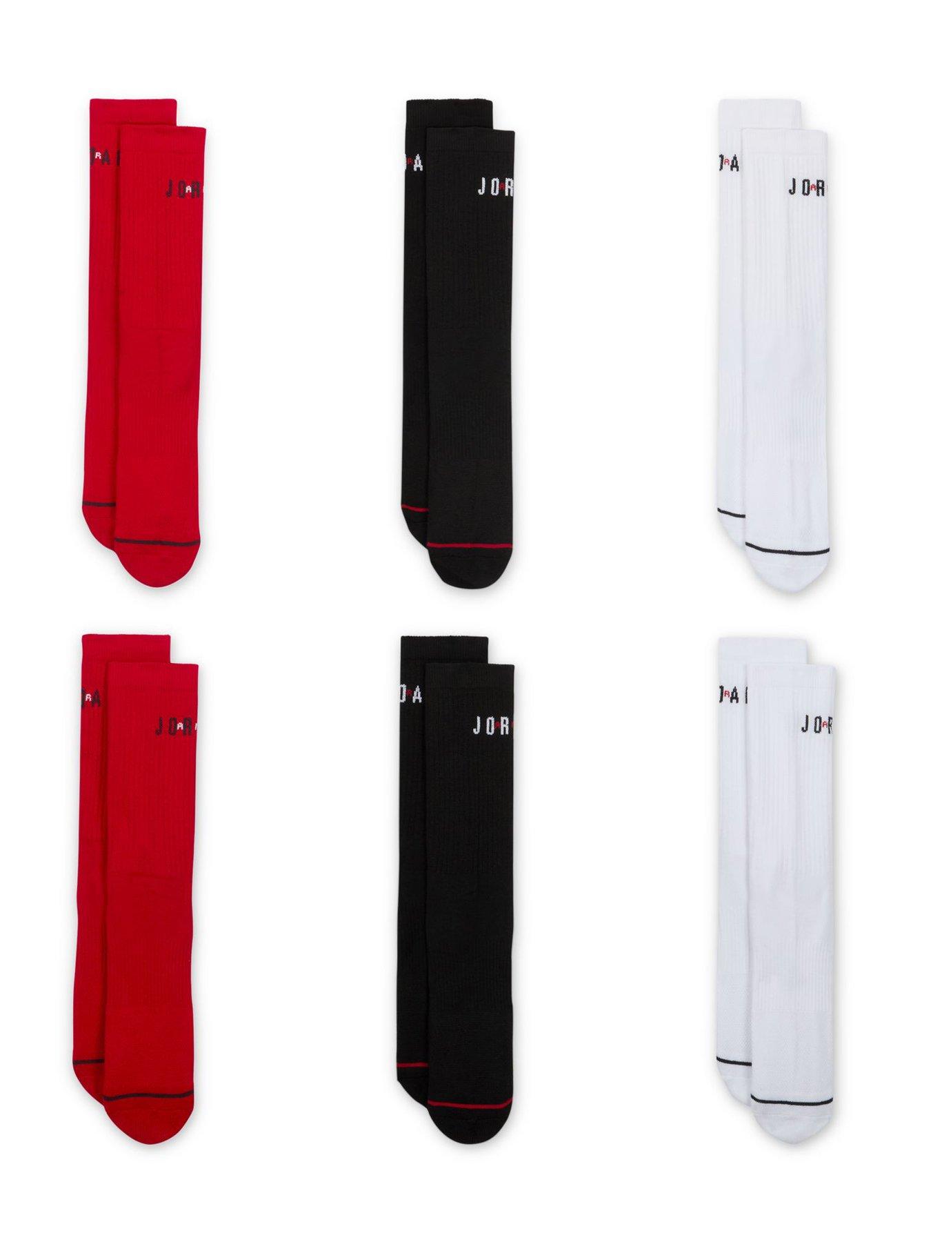 Image 2 of 4 of Jordan Nike Unisex Everyday Crew Socks 6 Pack - Multi