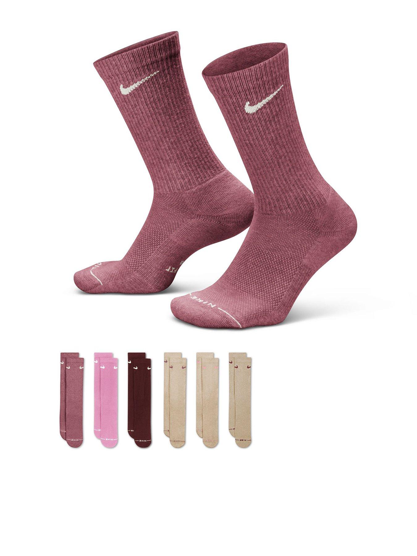 Nike Unisex Everyday Elevated Crew Socks 6 Pack - Multi
