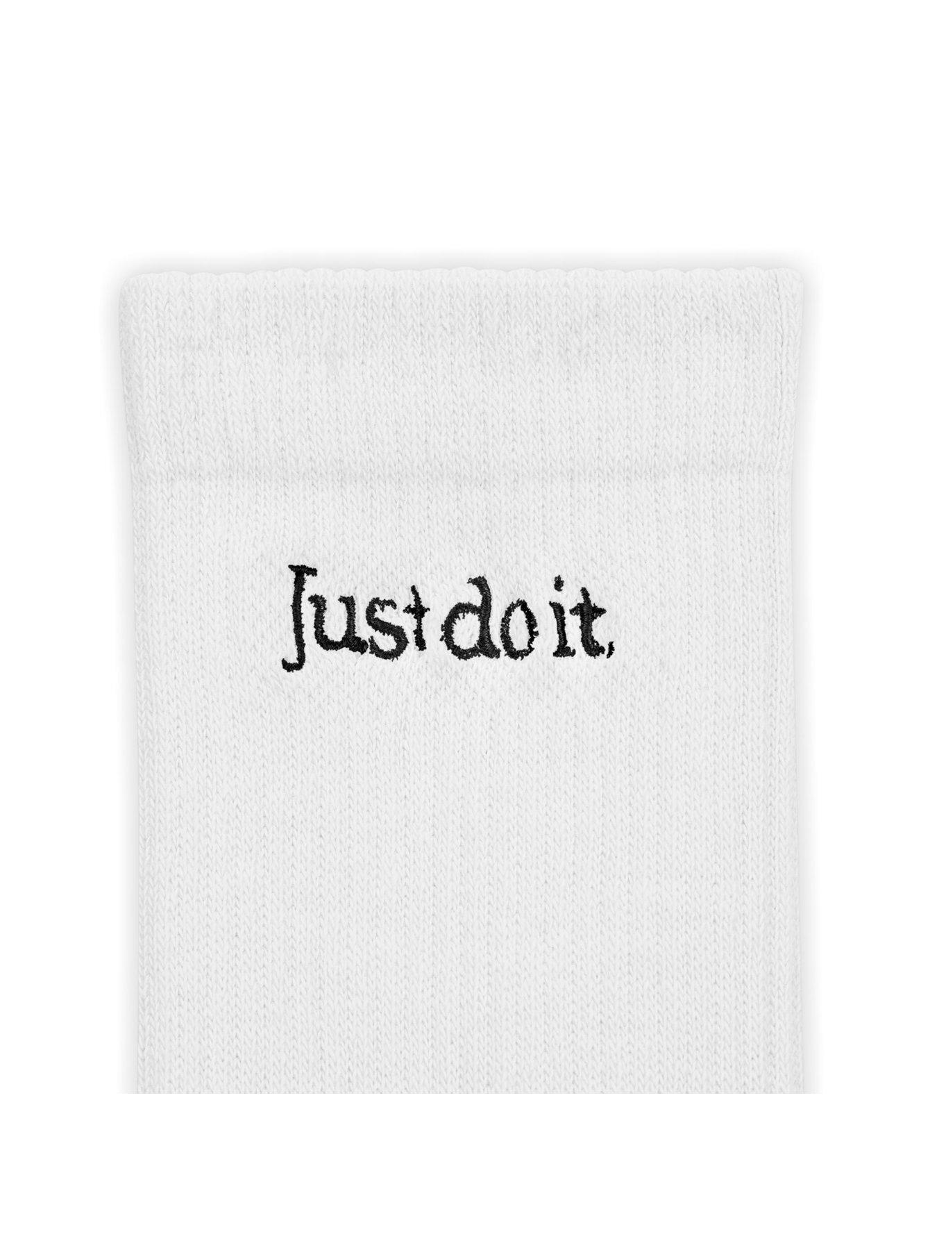 Image 4 of 4 of Nike Unisex Everyday Elevated Just Do It Crew Socks 2 Pack - Multi