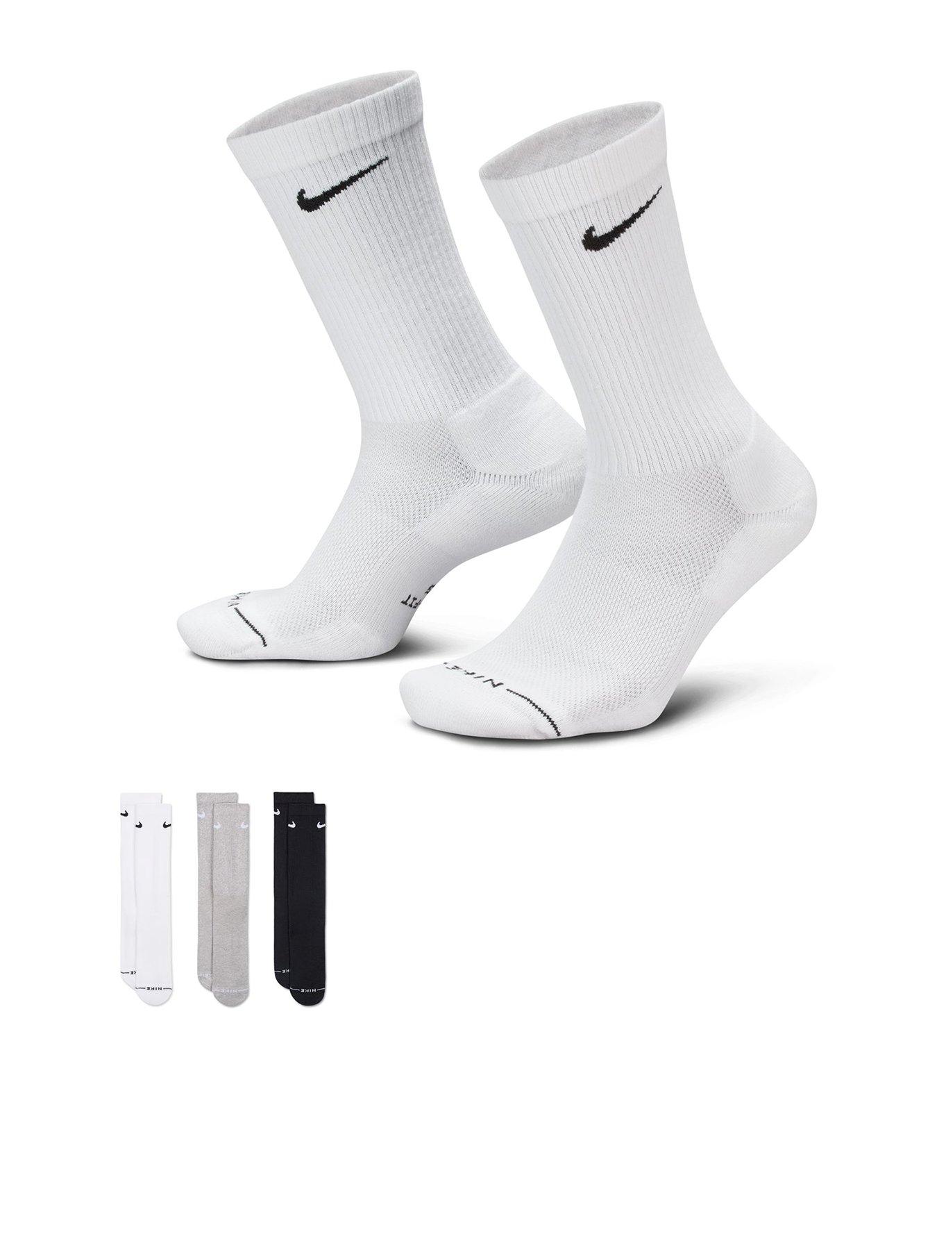 Nike Unisex Everyday Elevated Crew Socks 3 Pack - Multi
