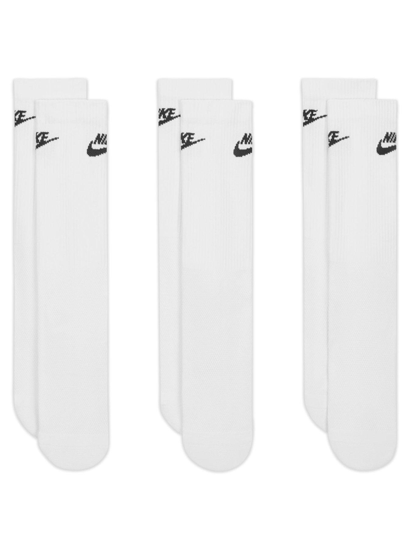 Image 3 of 4 of Nike Unisex Everyday Elevated Futura Crew Socks 3 Pack - Multi