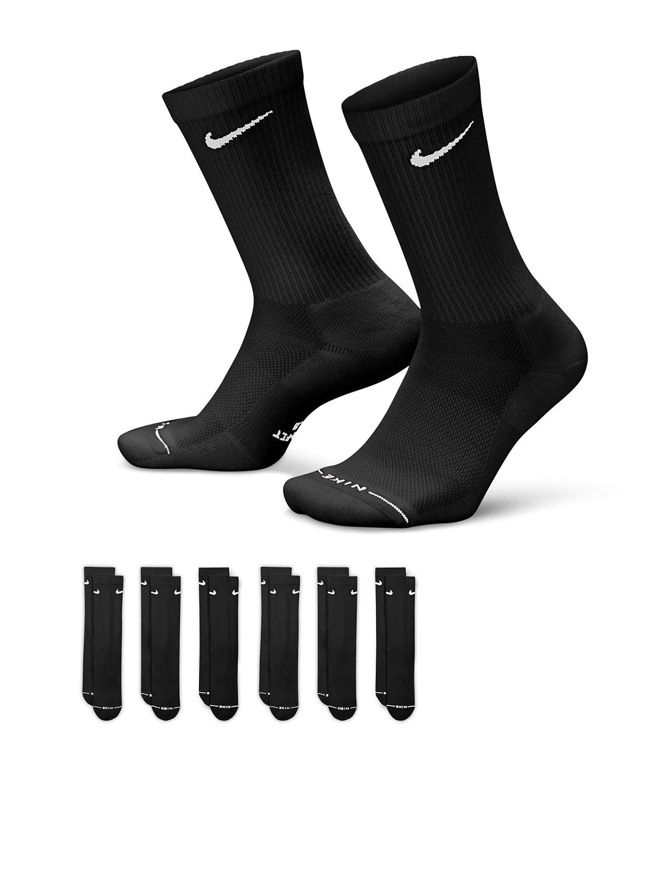 Nike Unisex Everyday Elevated Crew Socks 6 Pack - Multi