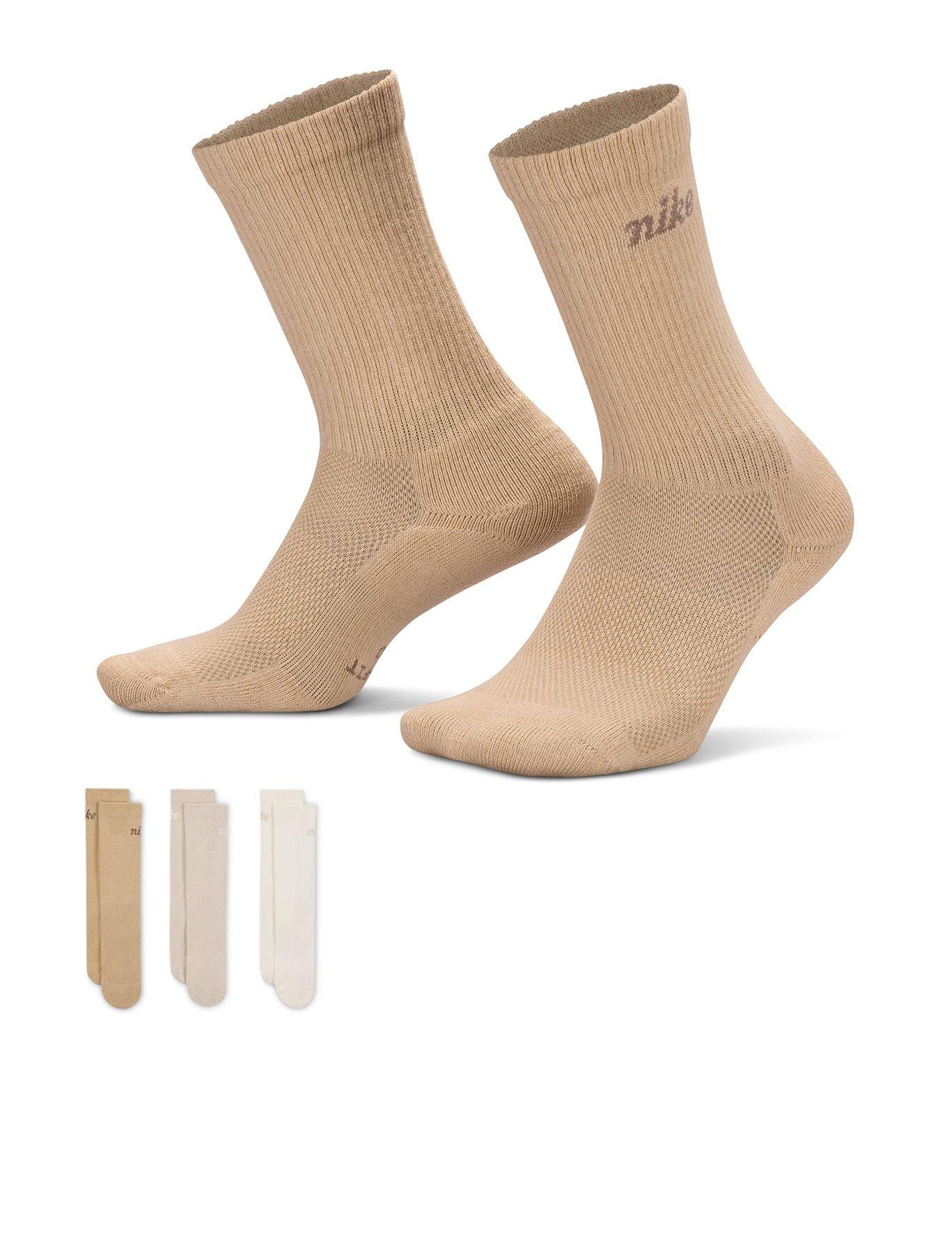 Nike Unisex Everyday Elevated Graphic Crew Socks 3 Pack - Multi