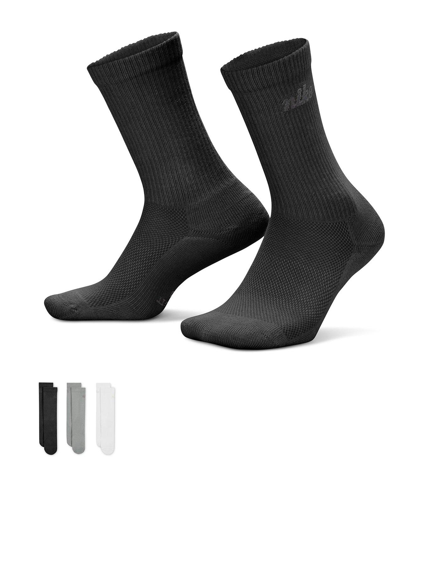 Nike Unisex Everyday Elevated Graphic Crew Socks 3 Pack - Multi