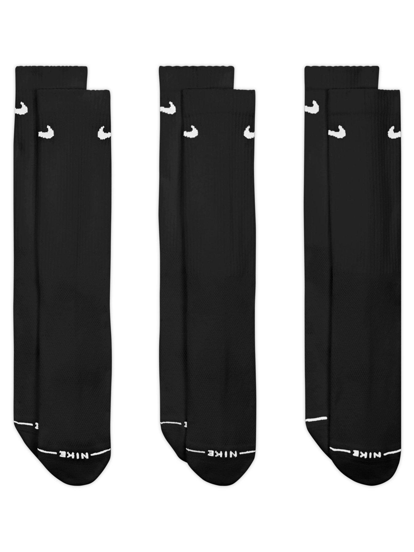 Image 2 of 4 of Nike Unisex Everyday Elevated Crew Socks 3 Pack - Multi