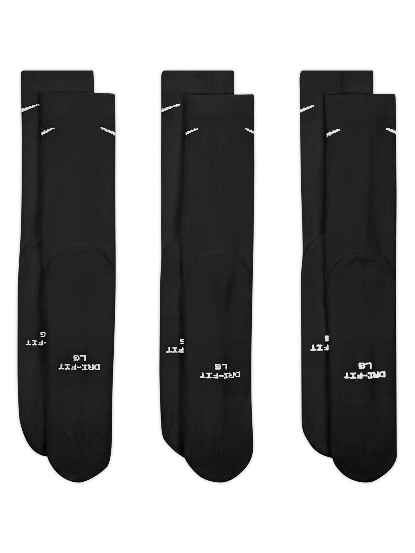 Image 3 of 4 of Nike Unisex Everyday Elevated Crew Socks 3 Pack - Multi