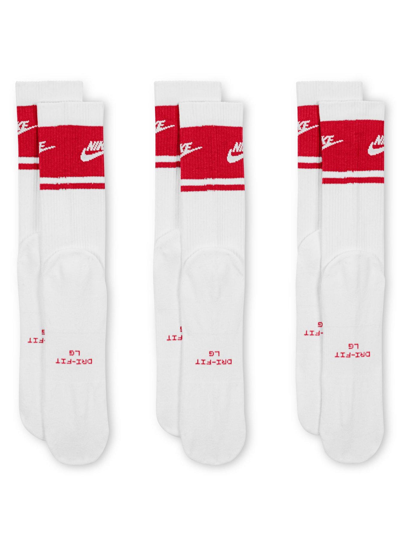 Image 3 of 4 of Nike Unisex Everyday Elevated Crew Socks 3 Pack - Multi
