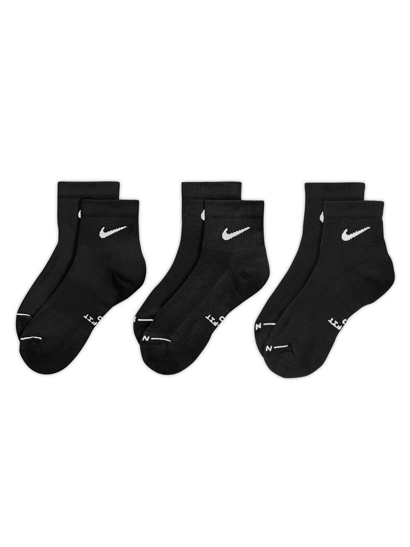 Image 2 of 3 of Nike Unisex Everyday Elevated Ankle Socks 3 Pack - Multi