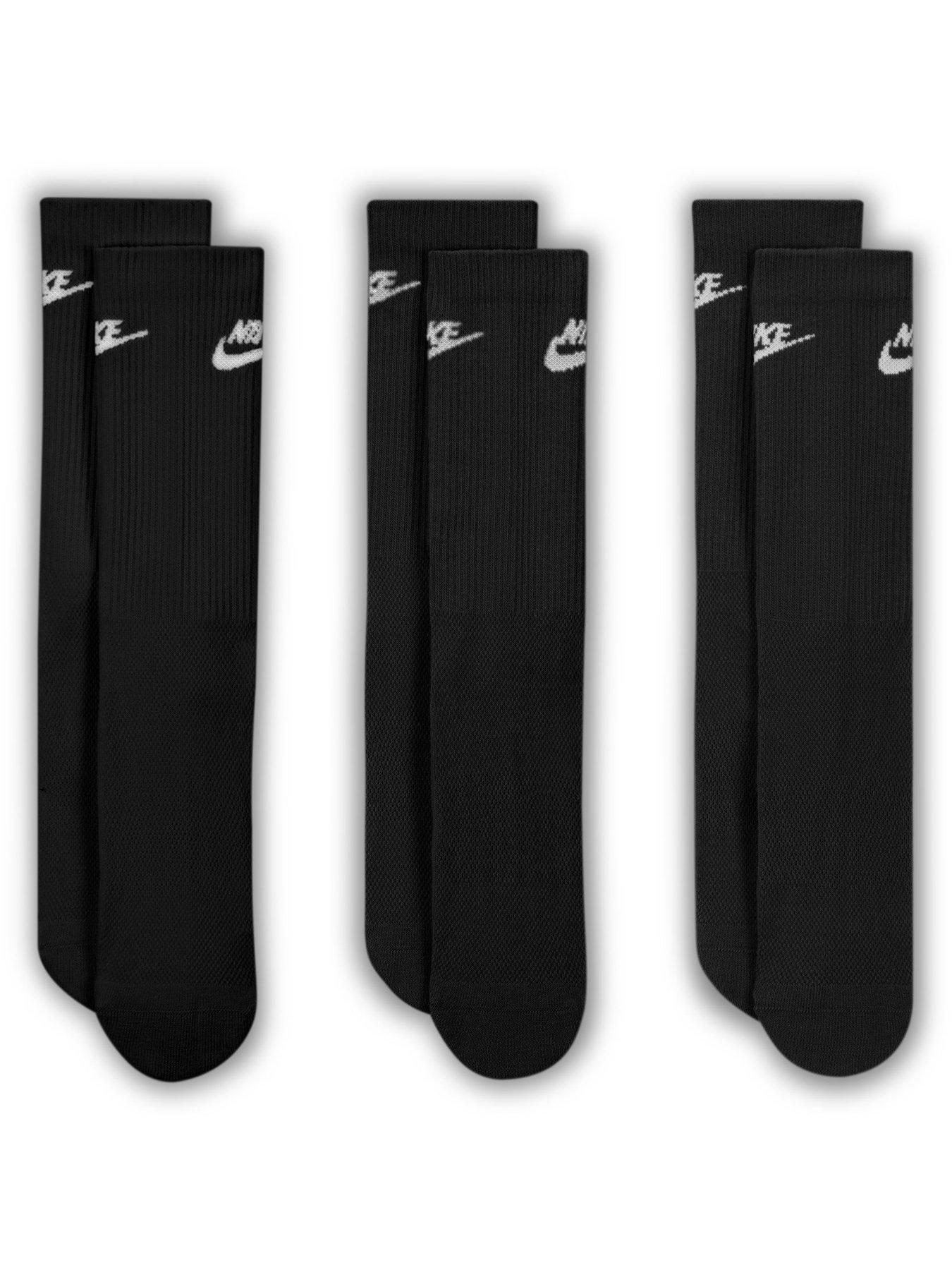 Image 2 of 4 of Nike Unisex Everyday Elevated Futura Crew Socks 3 Pack - Multi