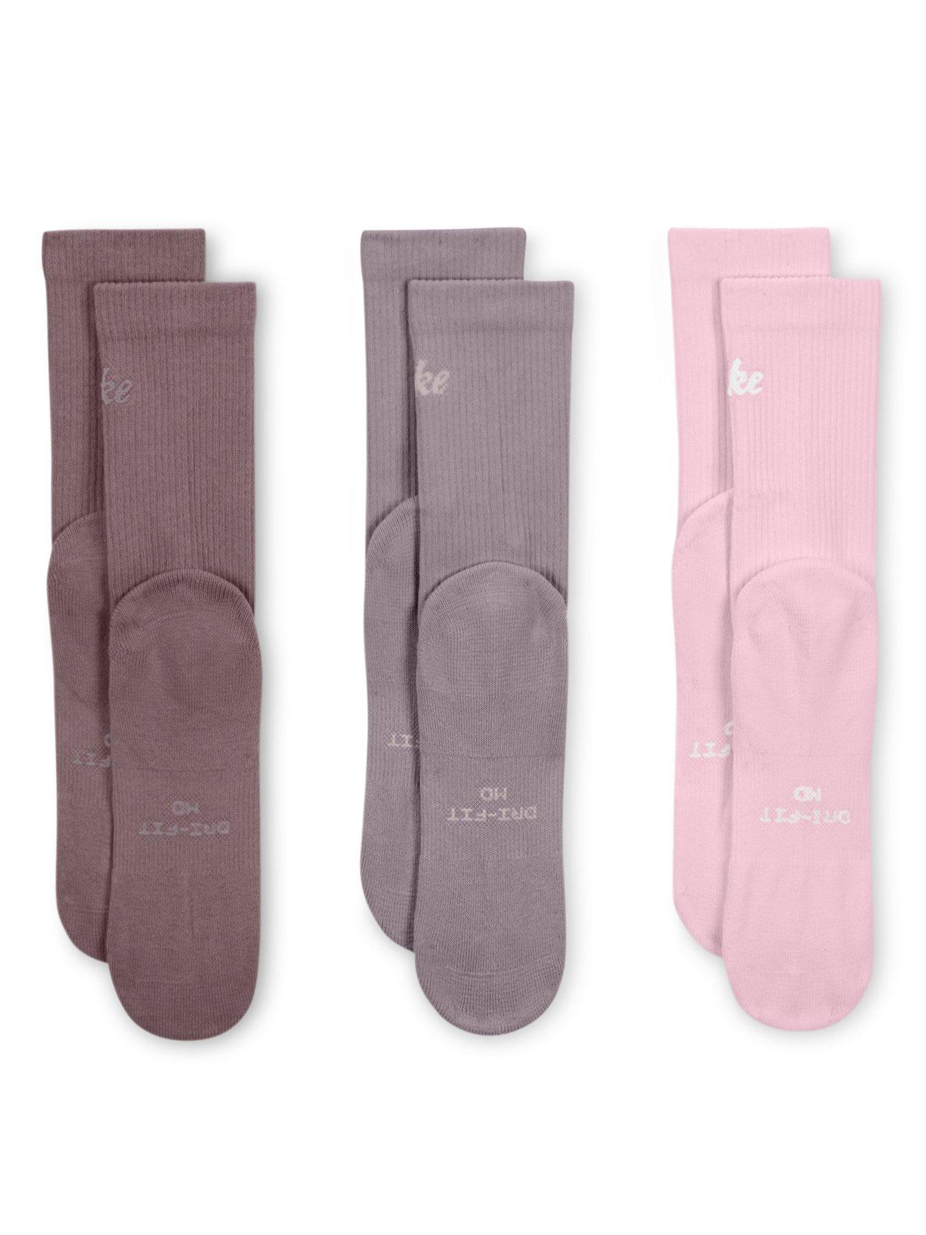Image 3 of 4 of Nike Unisex Everyday Elevated Graphic Crew Socks 3 Pack - Multi