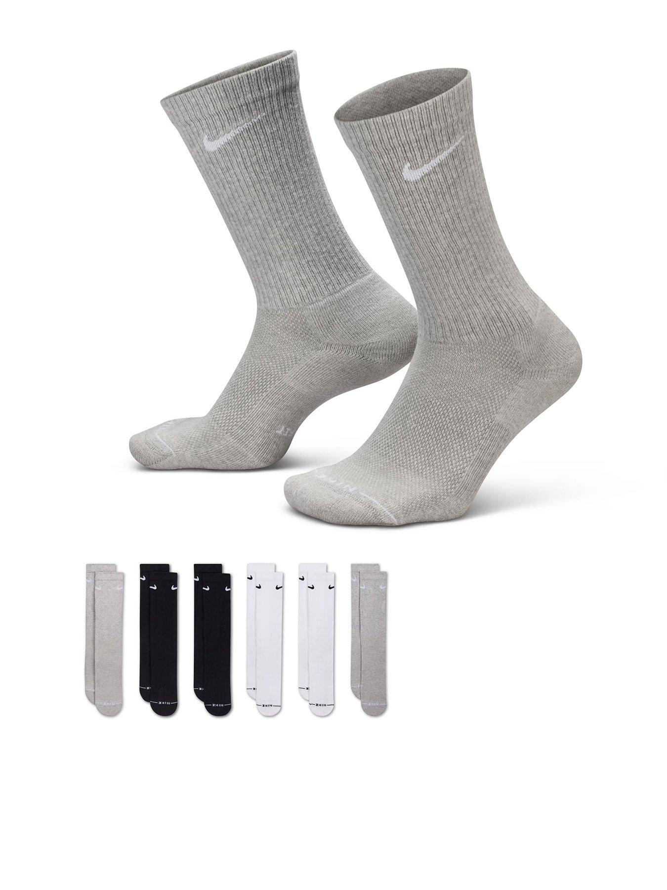 Nike Unisex Everyday Elevated Crew Socks 6 Pack - Multi