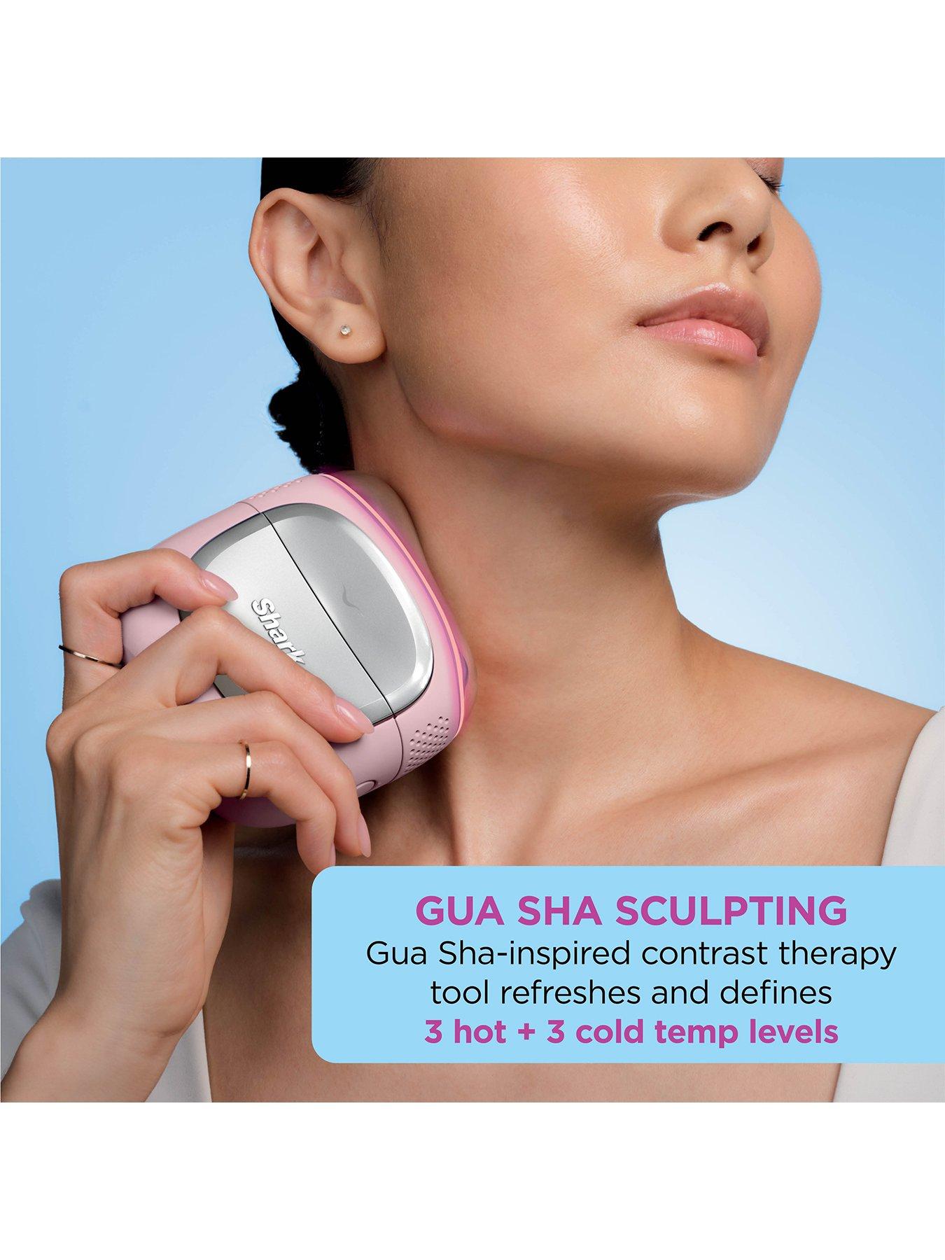 Image 3 of 6 of Shark Shark Depuffi contrast therapy sculpting tool - Peony Pink