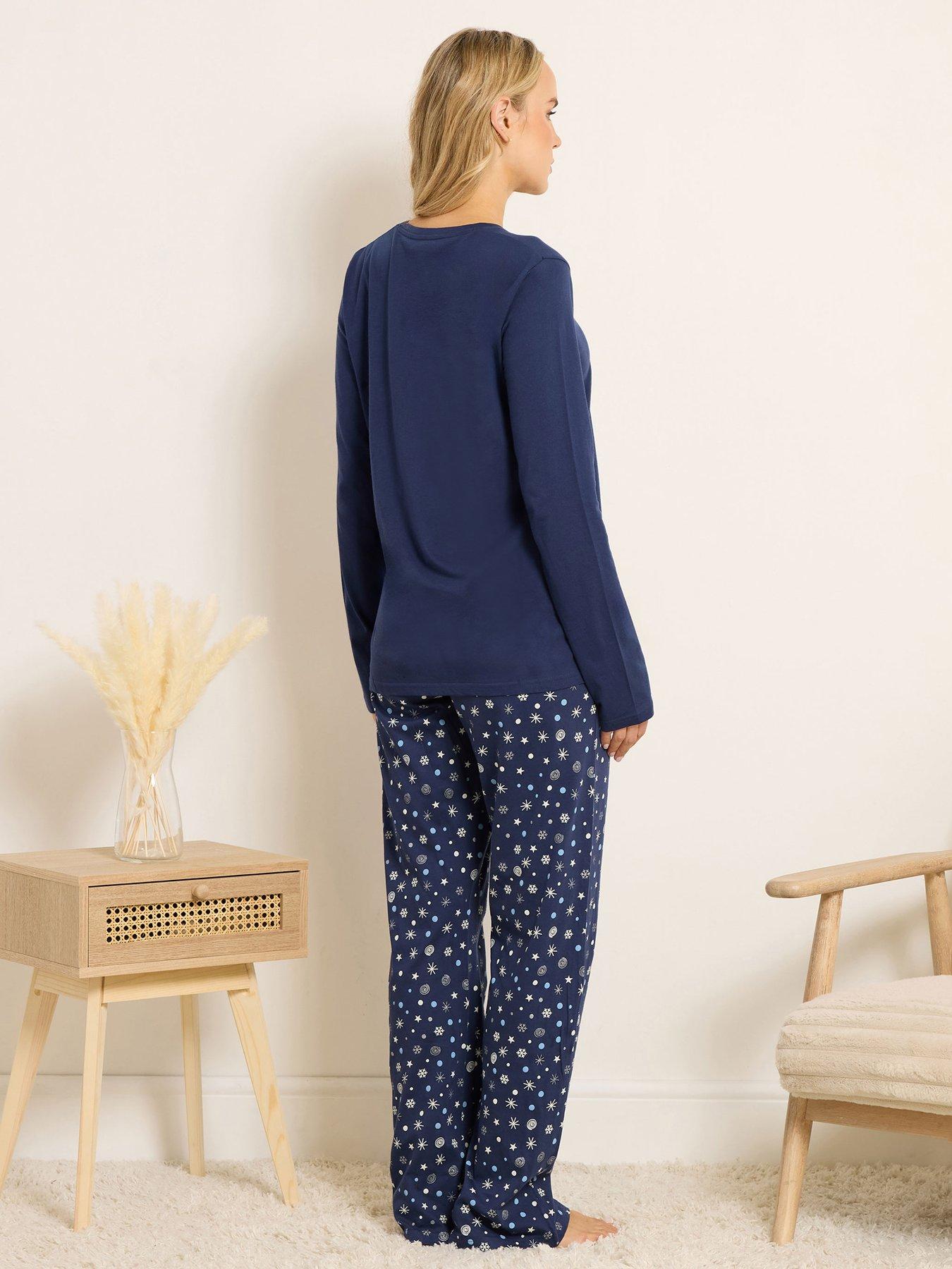 long-tall-sally-cosy-nights-pyjama-set-bluestillFront
