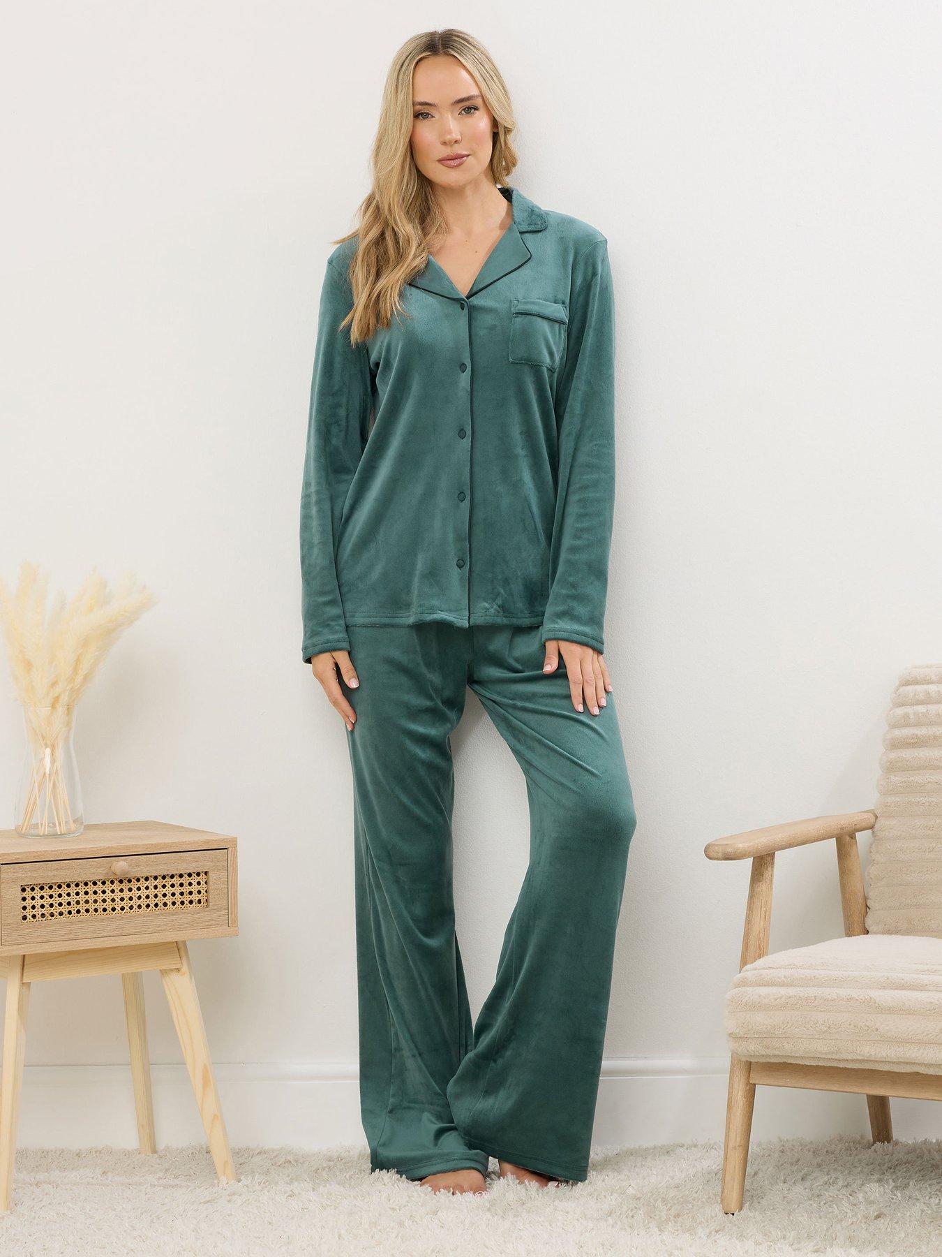 long-tall-sally-tall-super-luxe-pj-set-greenfront