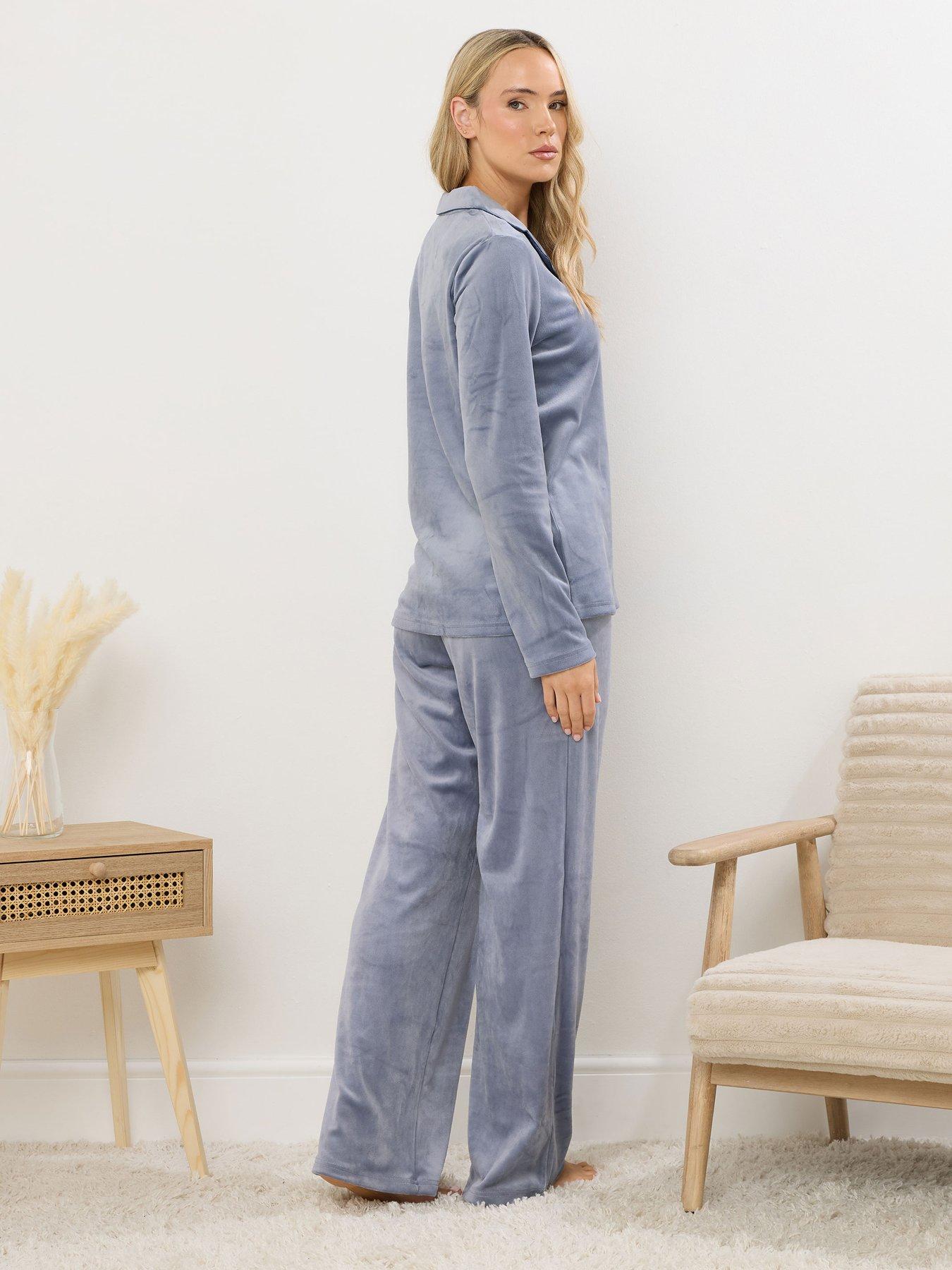 long-tall-sally-super-luxe-pyjama-set-bluestillFront
