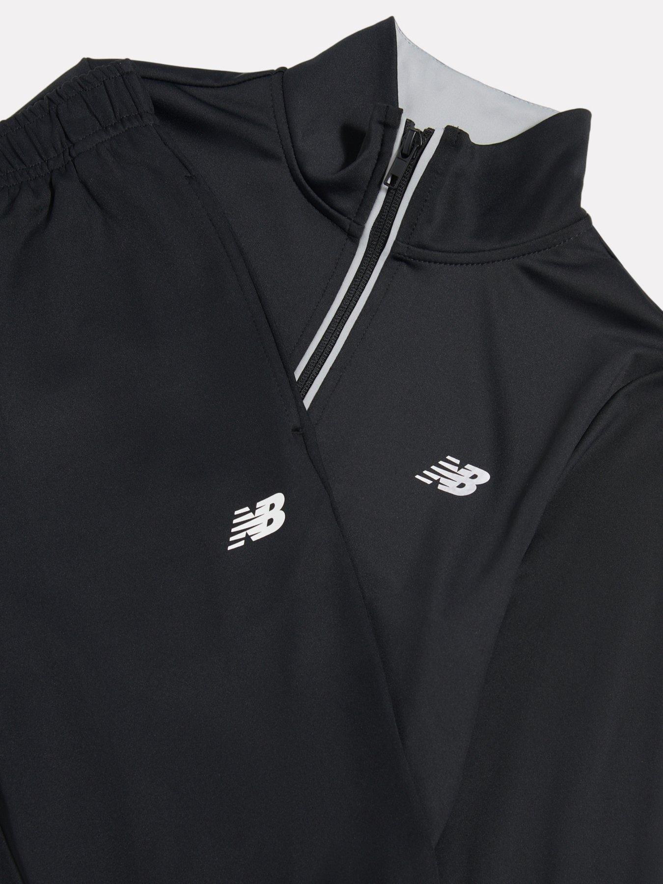 Image 7 of 7 of New Balance Junior Boys Woven Tracksuit - Black