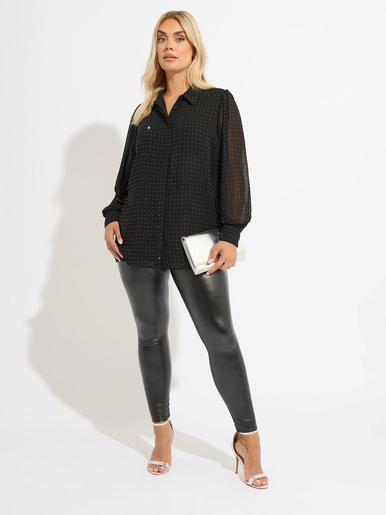 yours-curve-heat-seal-diamante-shirt-blackback