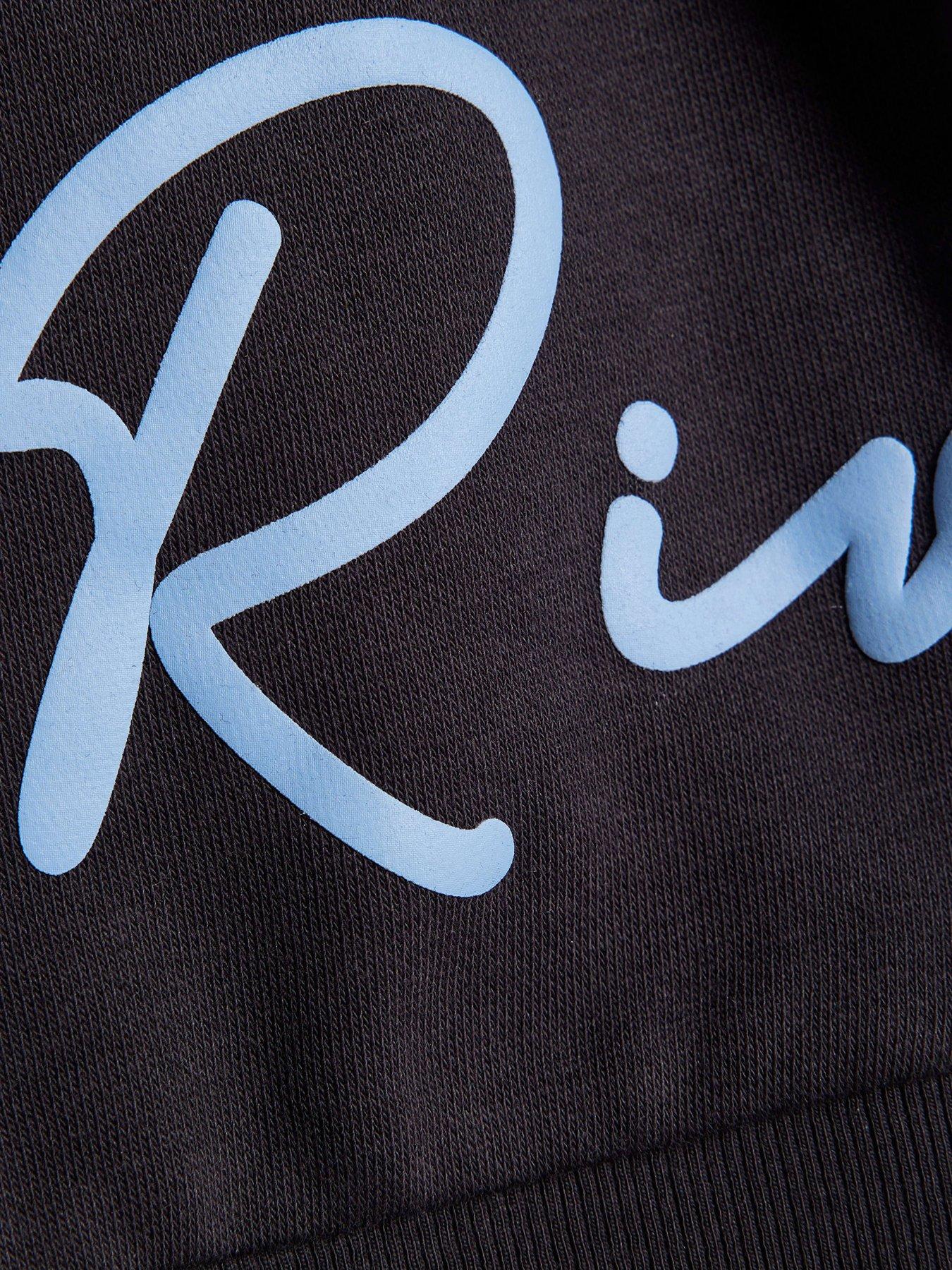 Image 5 of 5 of River Island Mini Mb Crew Short Set - Navy