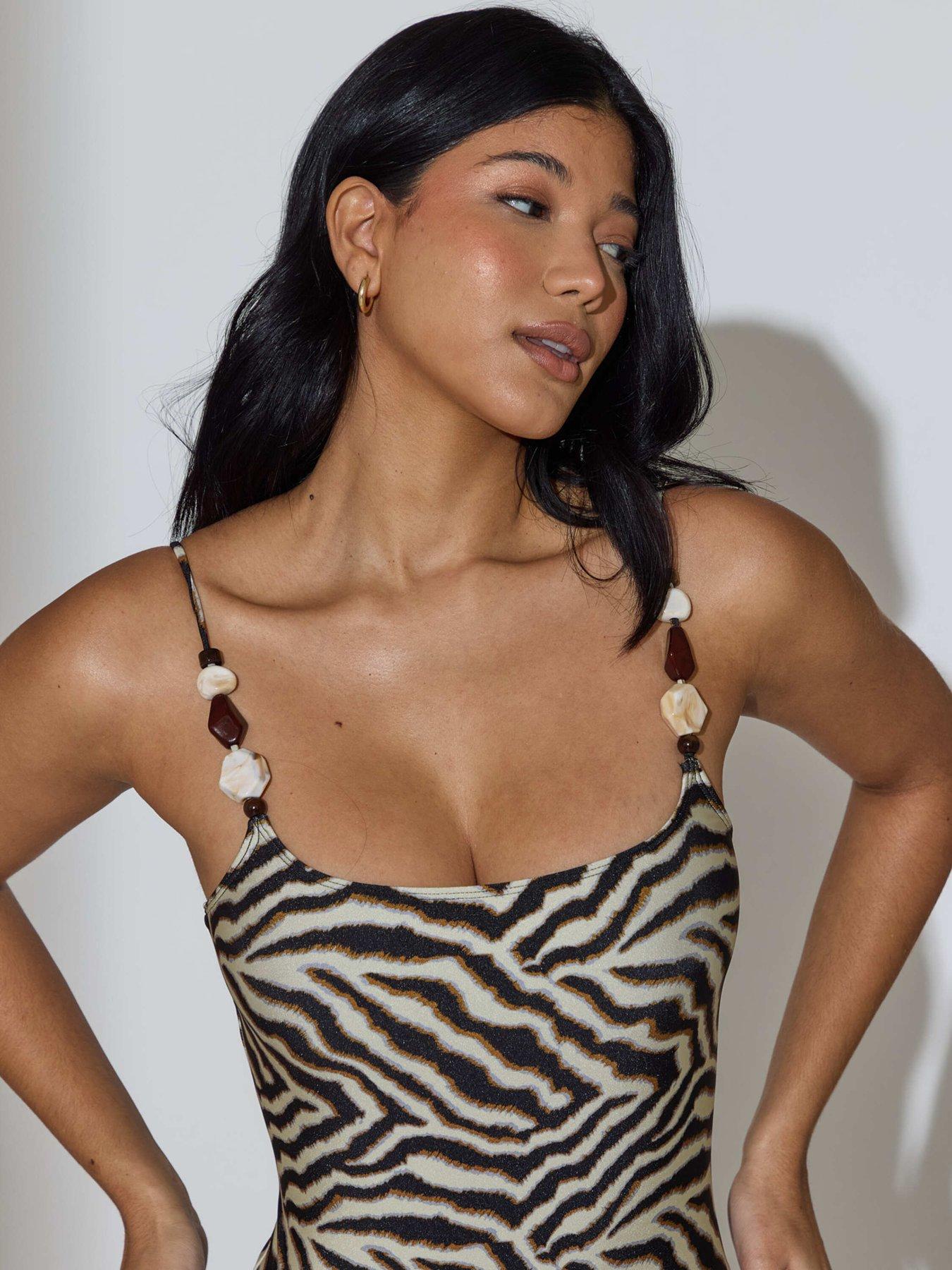 south-beach-zebra-print-bead-strap-detail-swimsuit-multiback