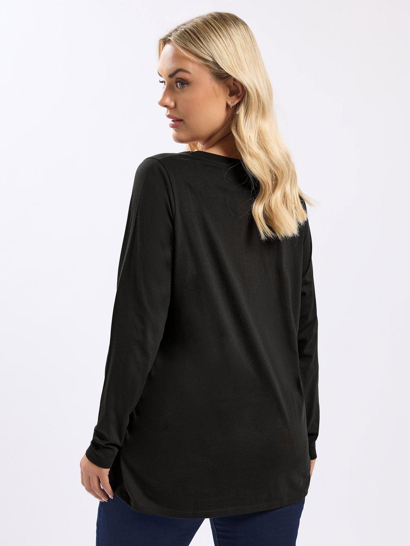 yours-curve-long-sleeve-novelty-t-shirt-blackstillFront